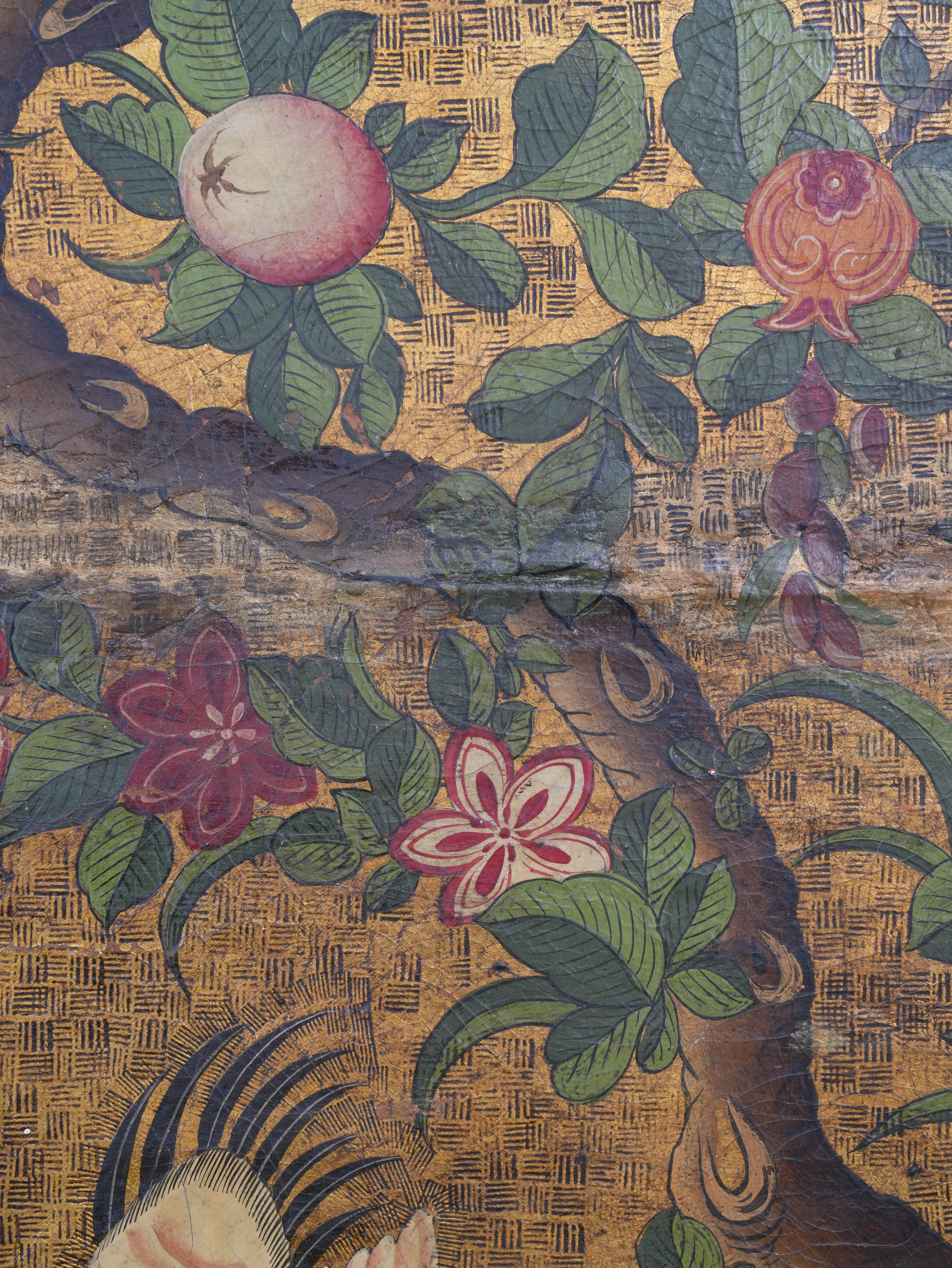 A Pair of Early 18th Century “Japanese” Leather Panels - Image 14