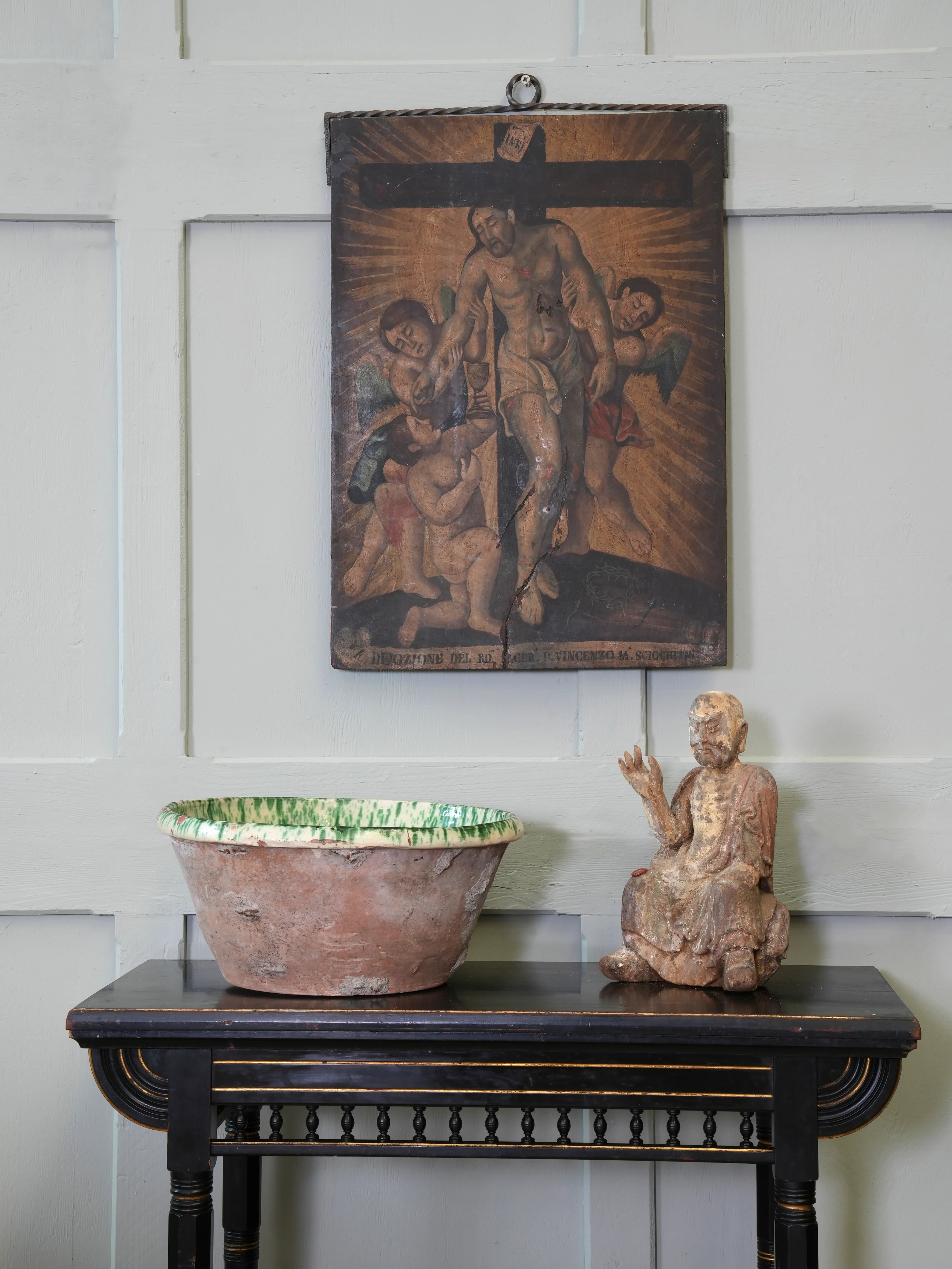 A 17th Century Italian Madonna & Child on Board - Image 2