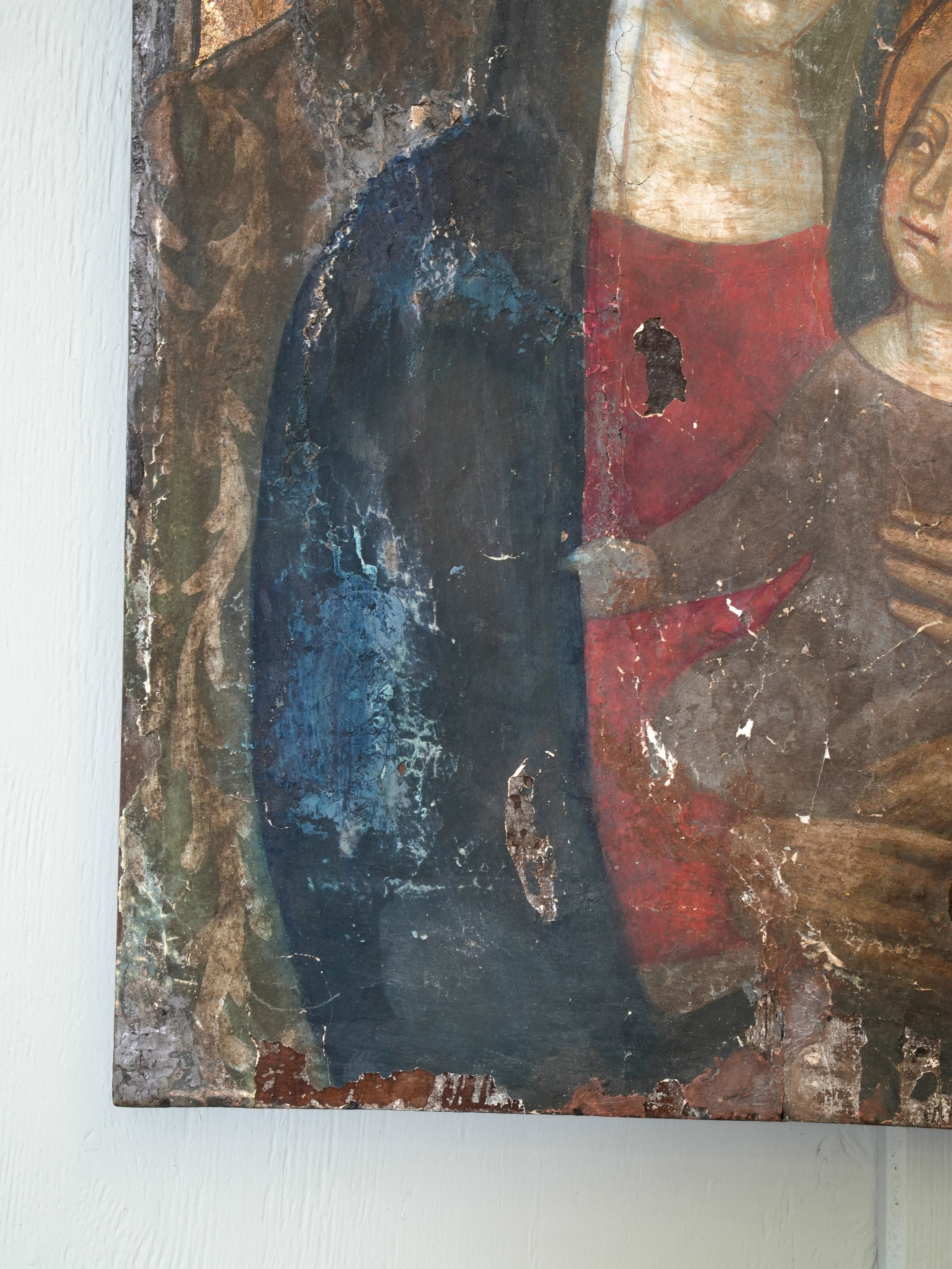 A 17th Century Italian Madonna & Child on Board - Image 7
