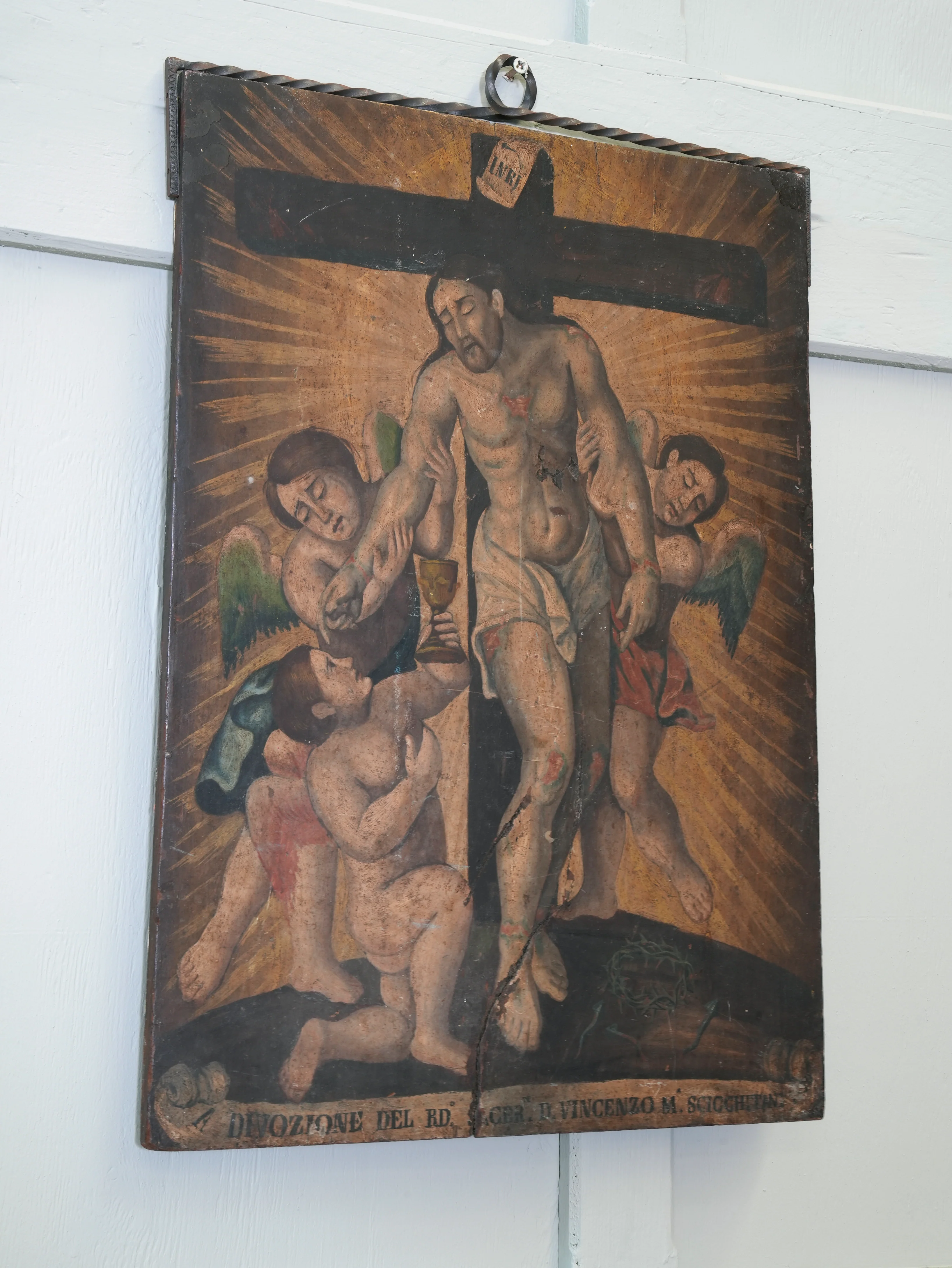A 17th Century Italian Madonna & Child on Board - Image 9