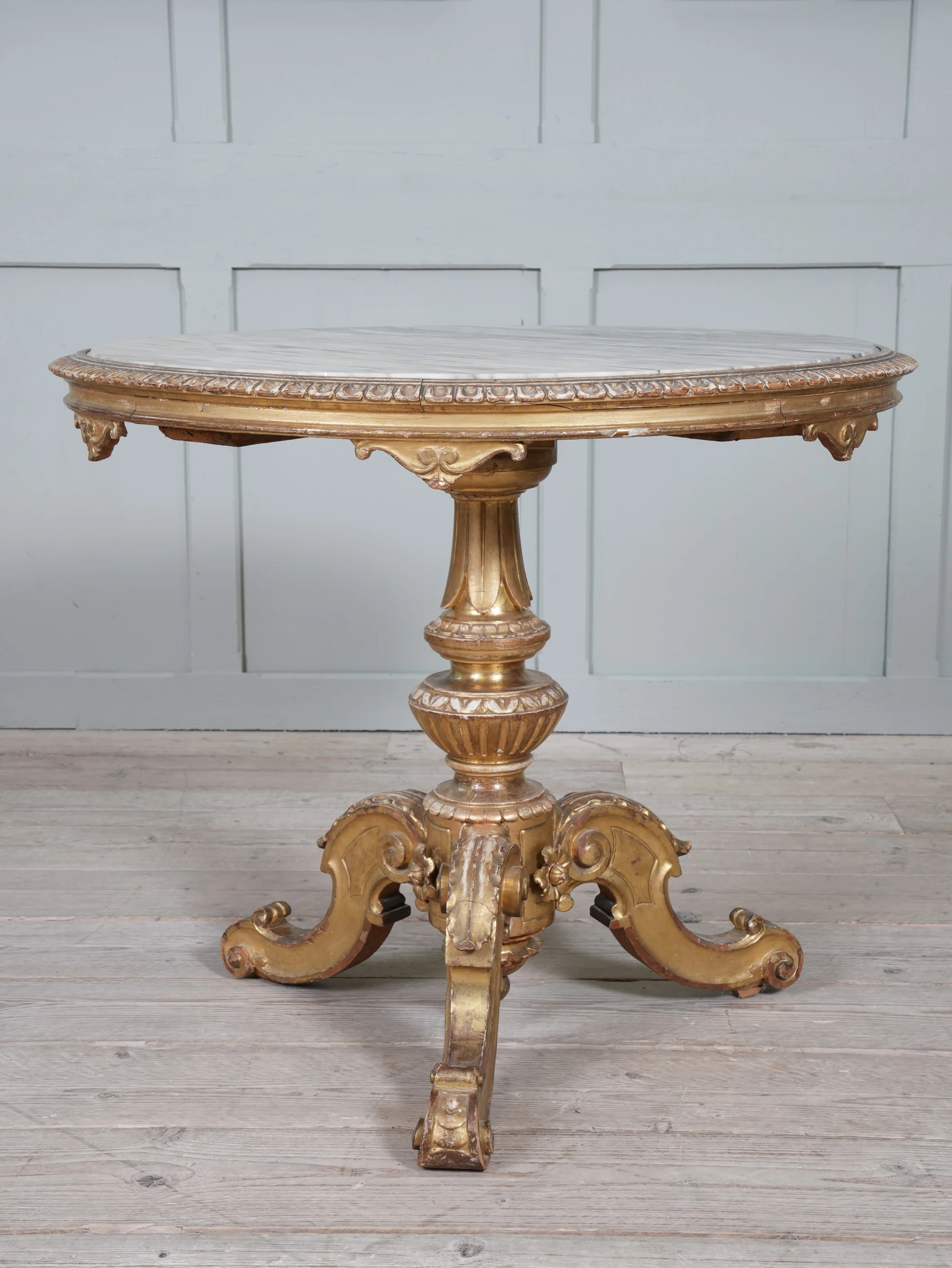 A 19th Century Giltwood & Marble Centre Table - Image 3