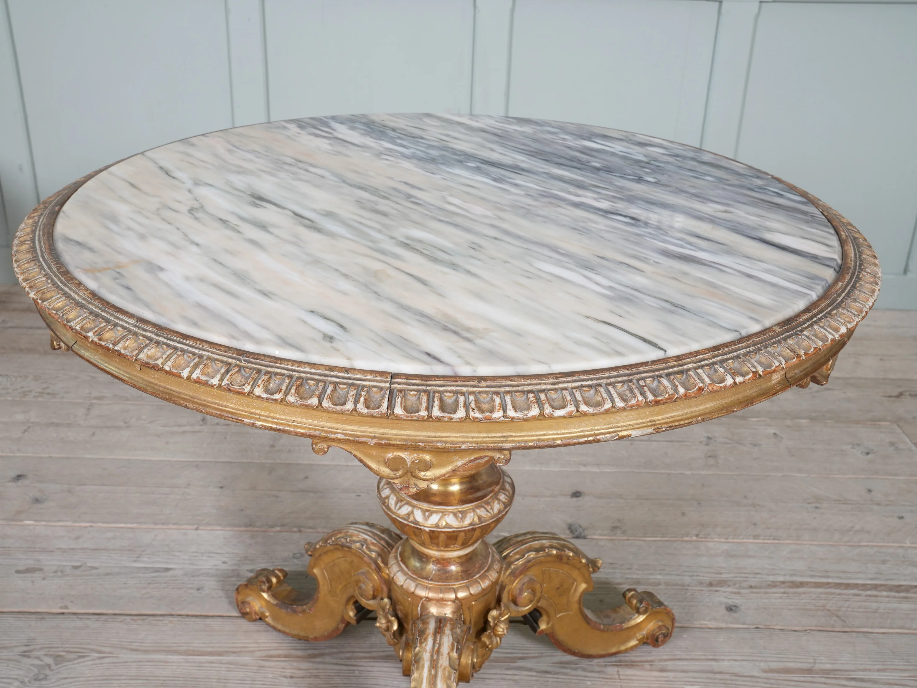 A 19th Century Giltwood & Marble Centre Table - Image 5