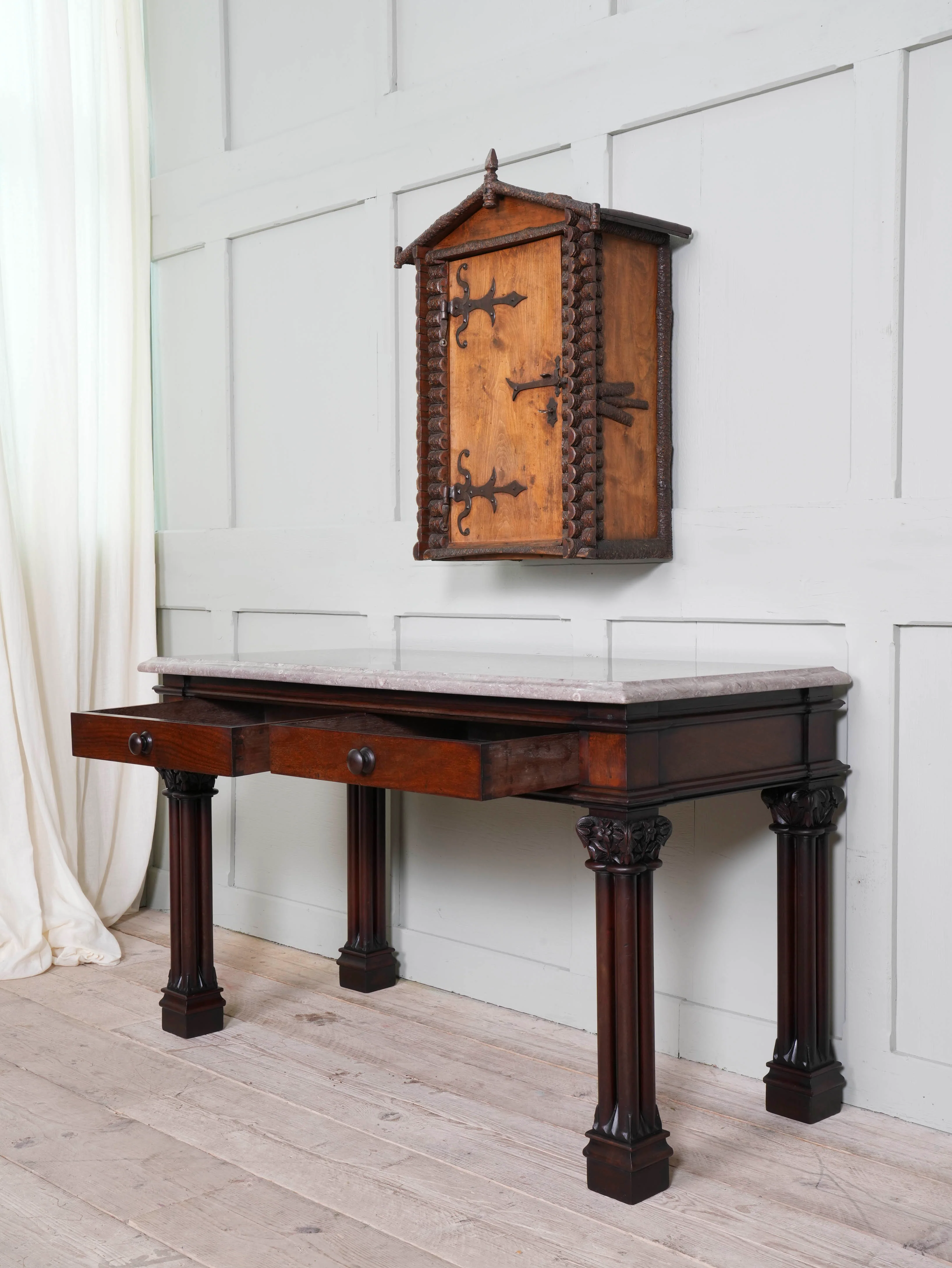 A 19th Century Marble Top Serving Table - Image 14