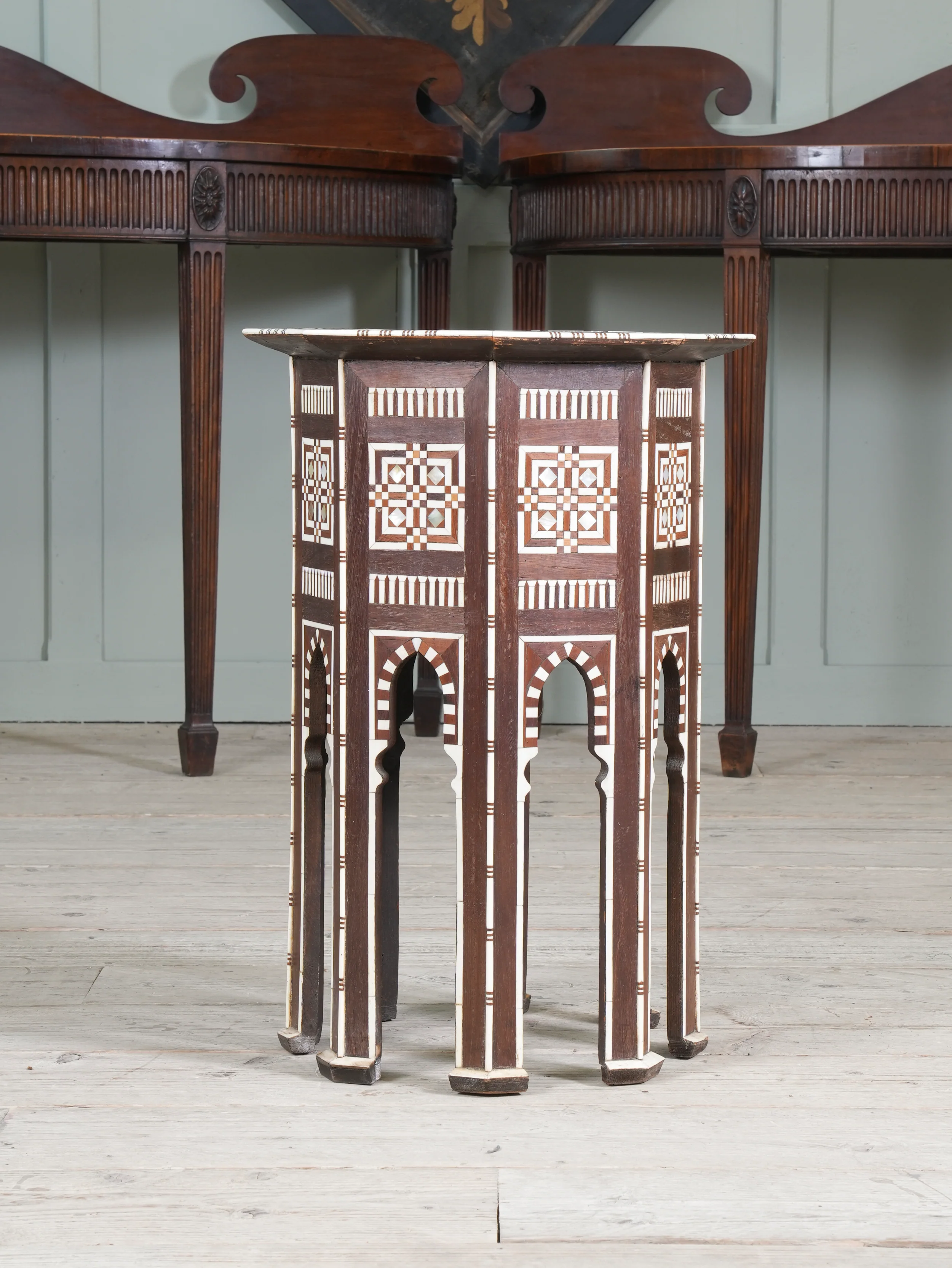 A Moorish Mother of Pearl Inlaid Occasional Table - Image 2