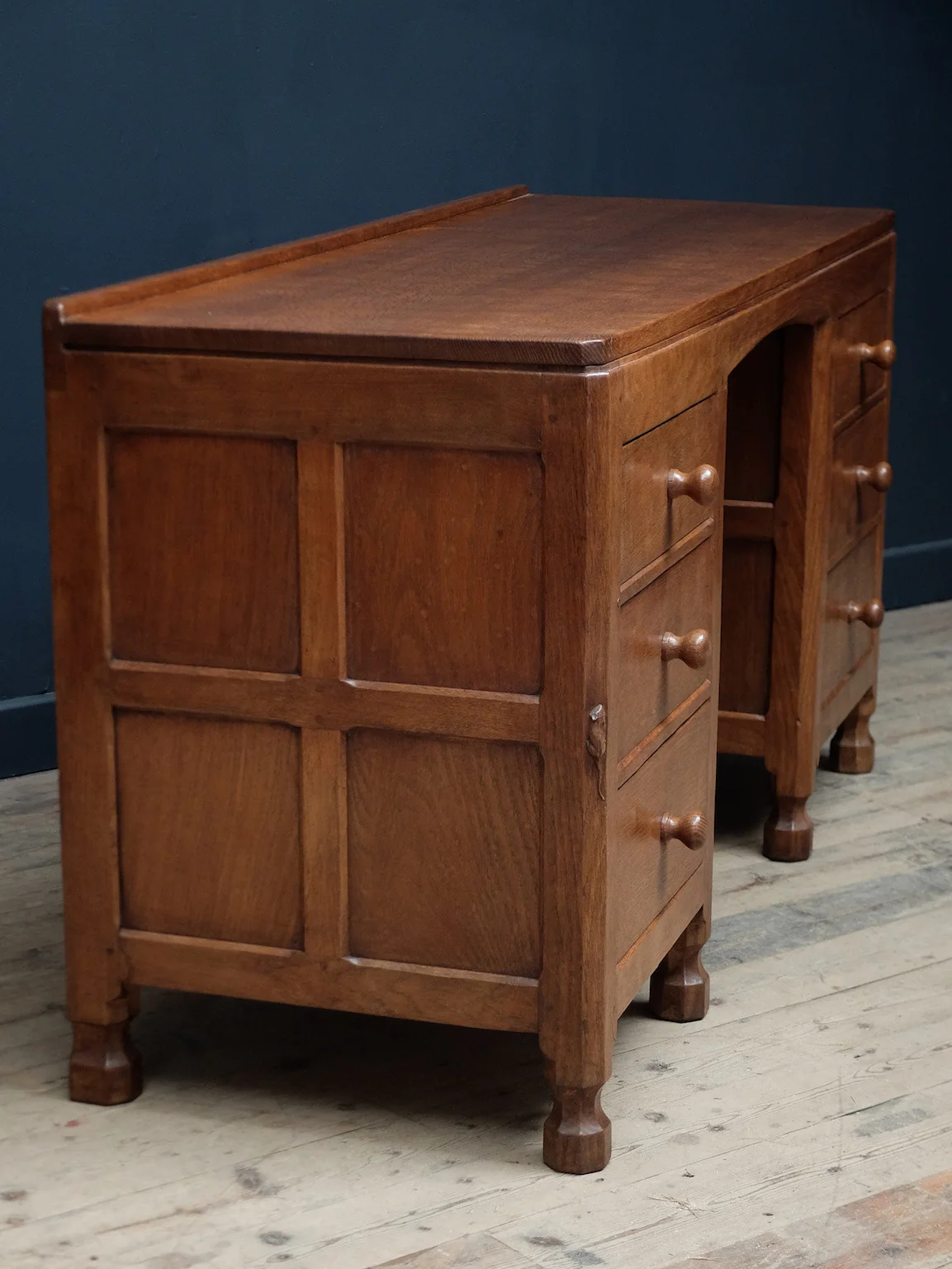 Mouseman Kneehole Desk