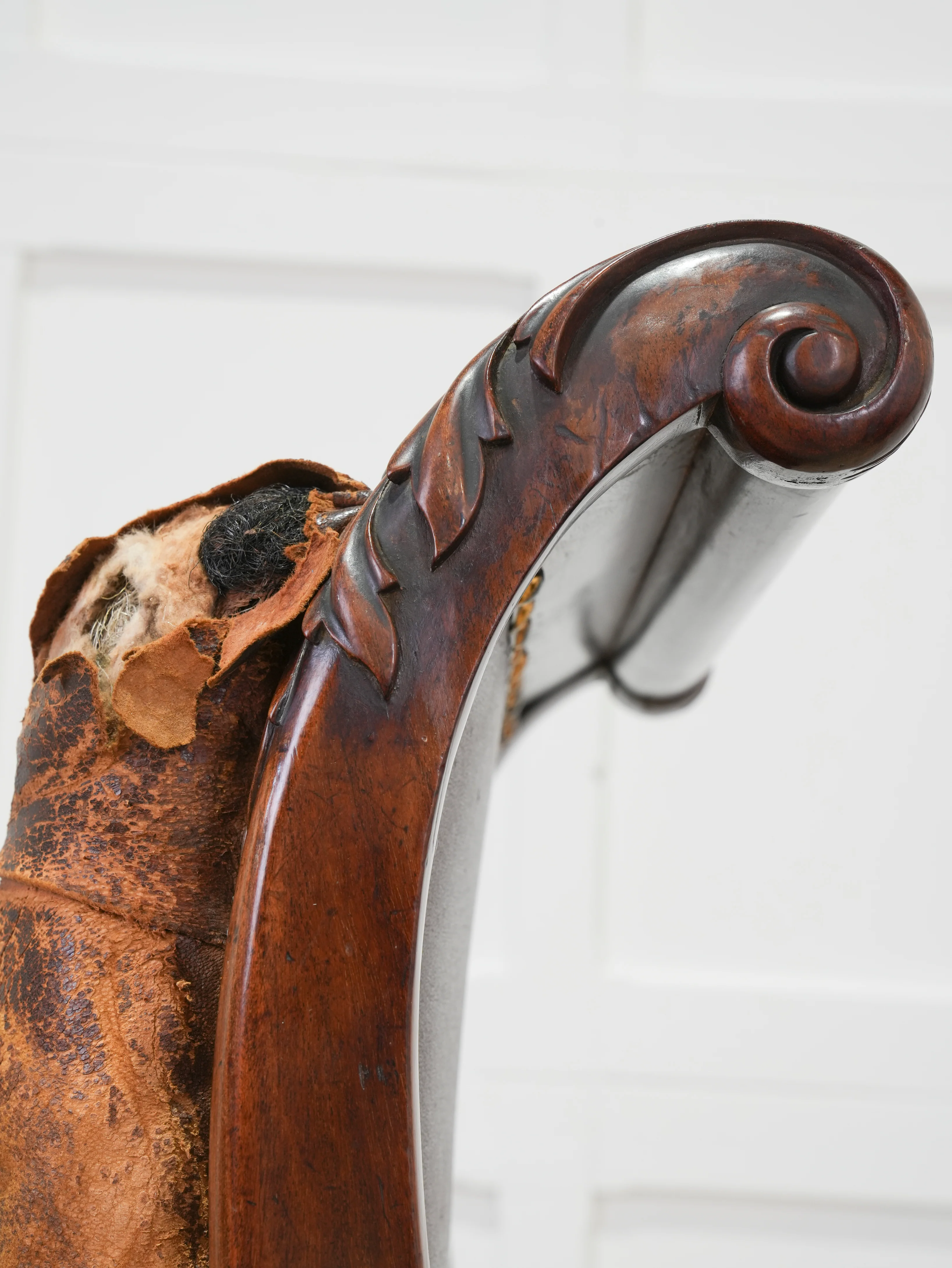A 19th Century Neo- Classical Mahogany Library Chair - Image 10