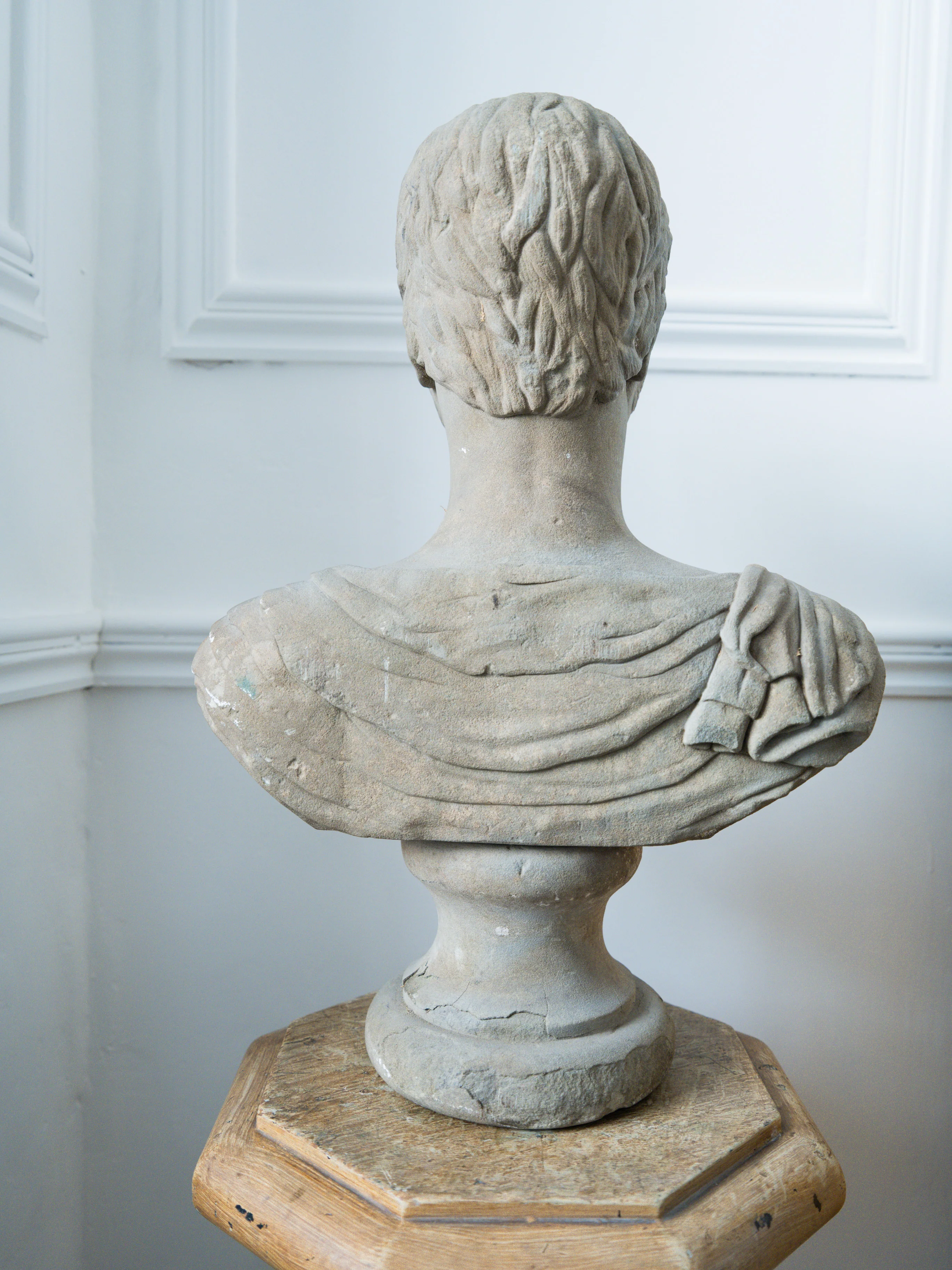 An 18th Century Carved Stone Male Bust - Image 13