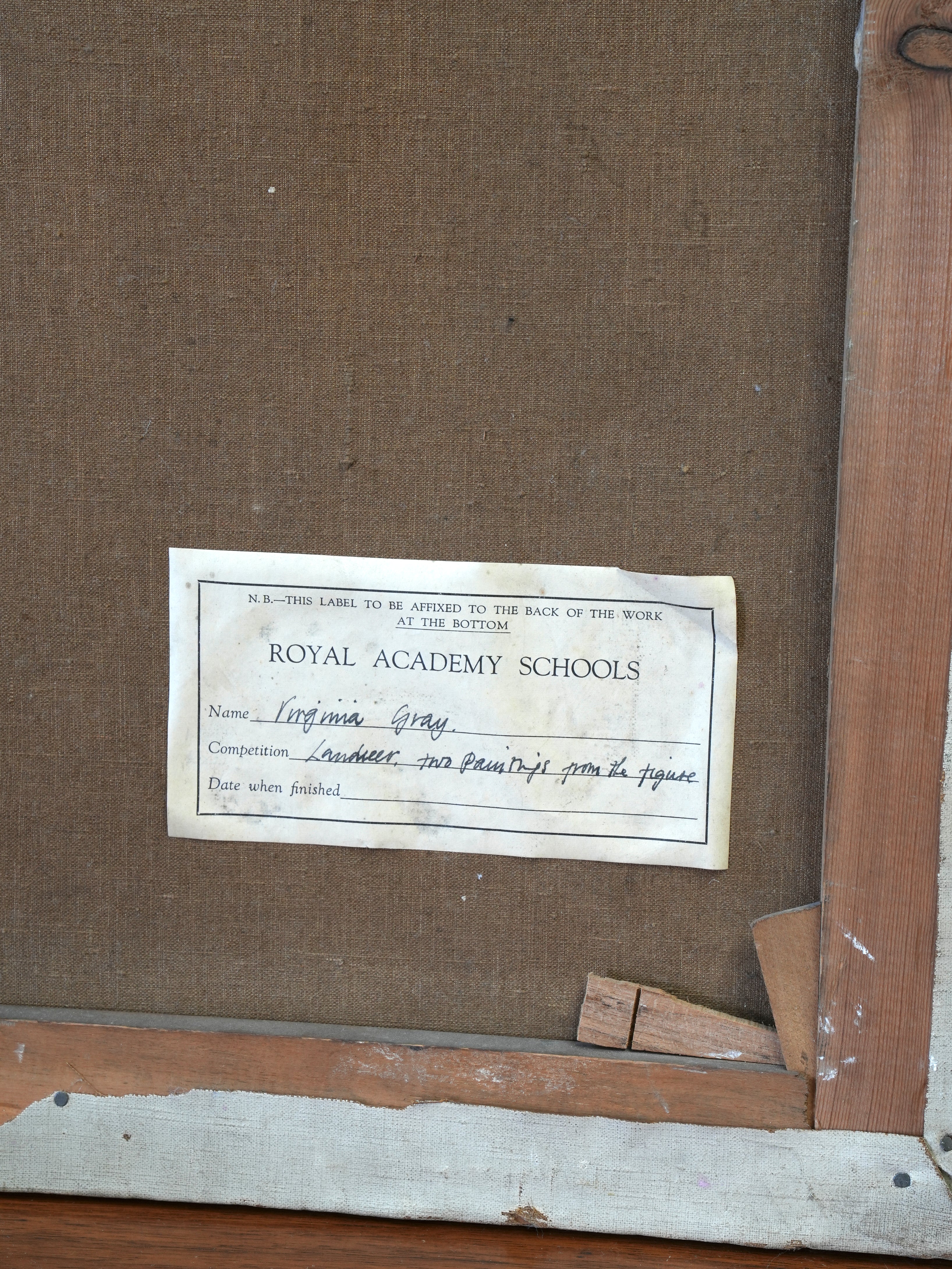 Royal Academy Oil on Canvas - Image 7