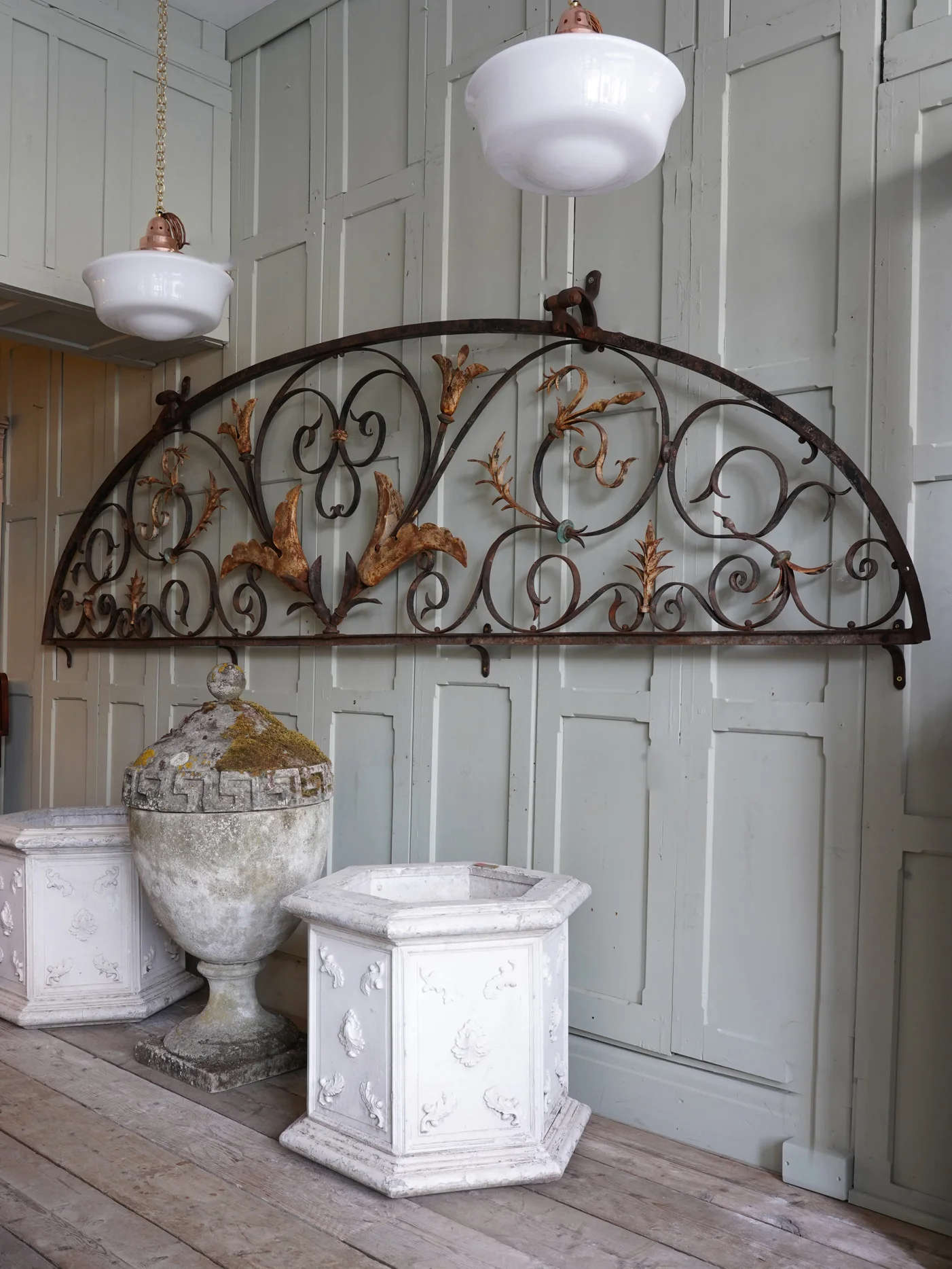 A George III Wrought Iron Overthrow - Image 3