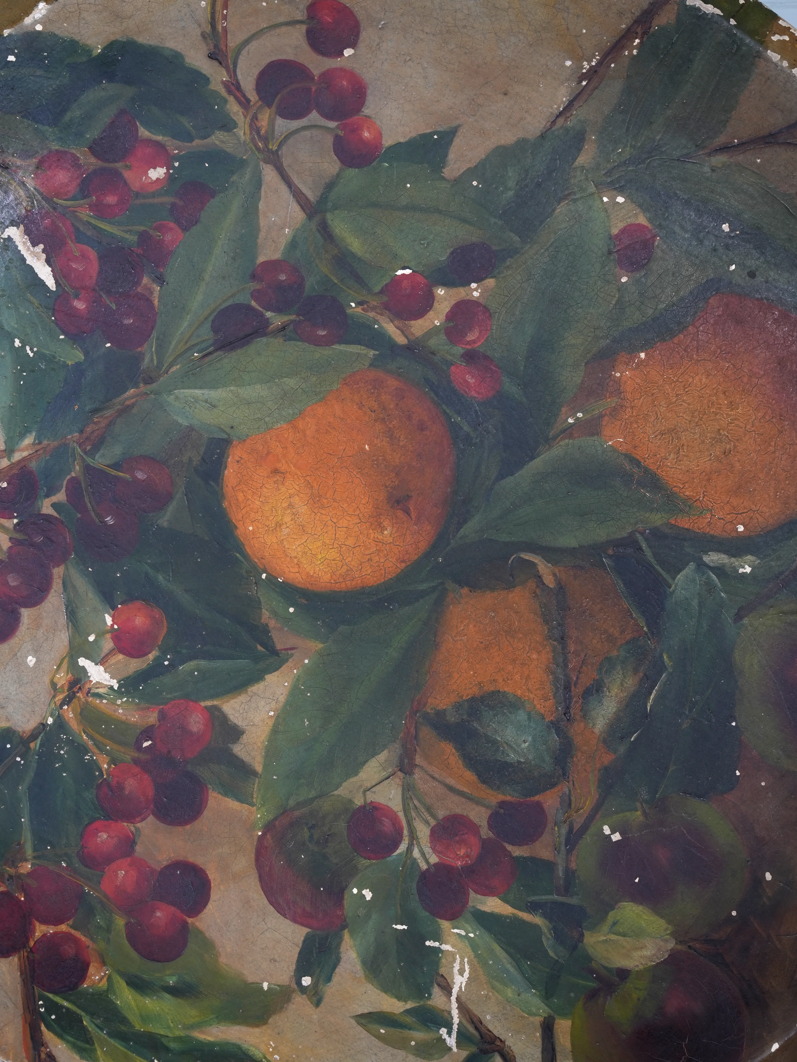 Painted Plaster Platter - Image 3