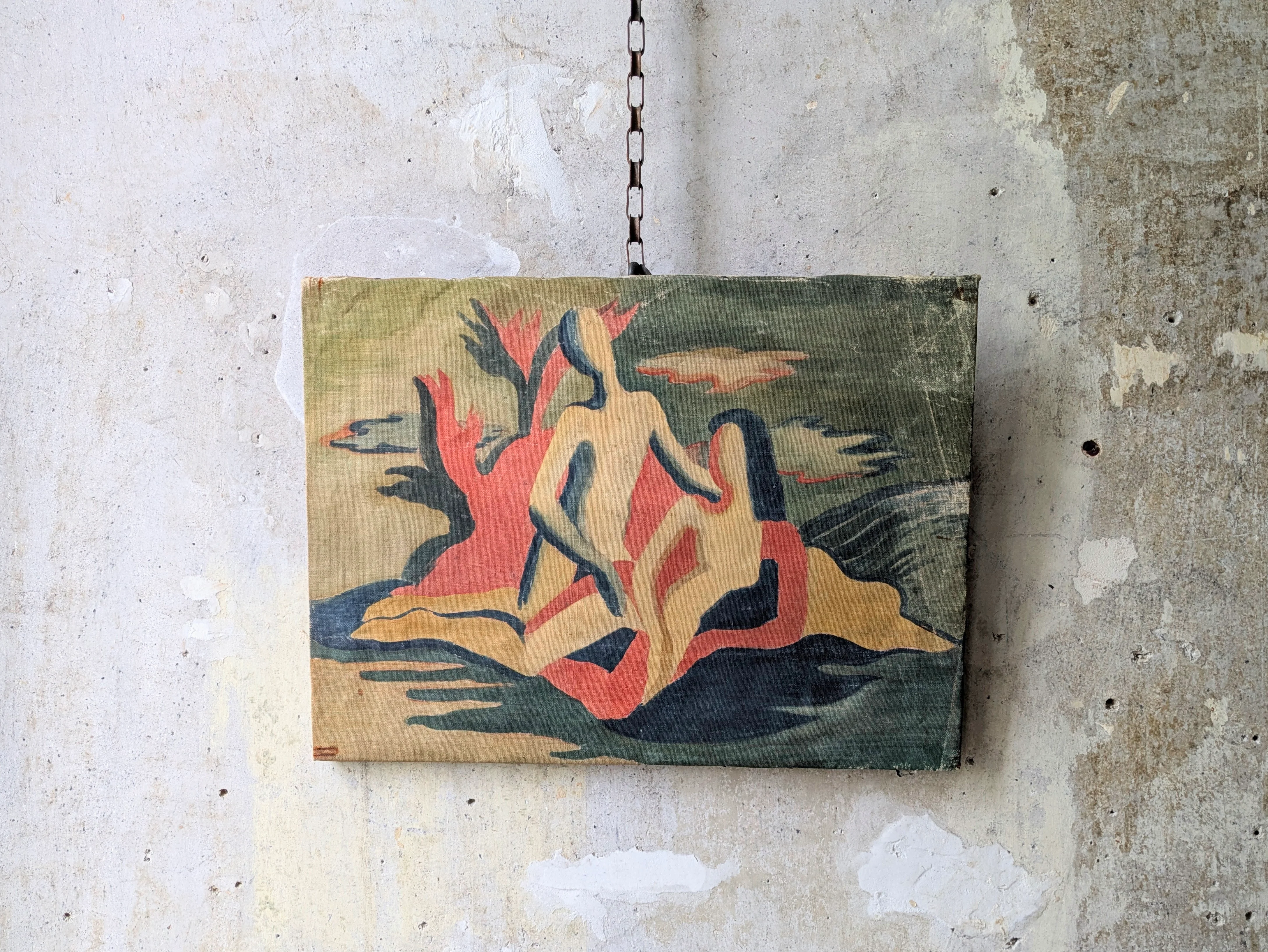 Avant-Garde Oil on Canvas