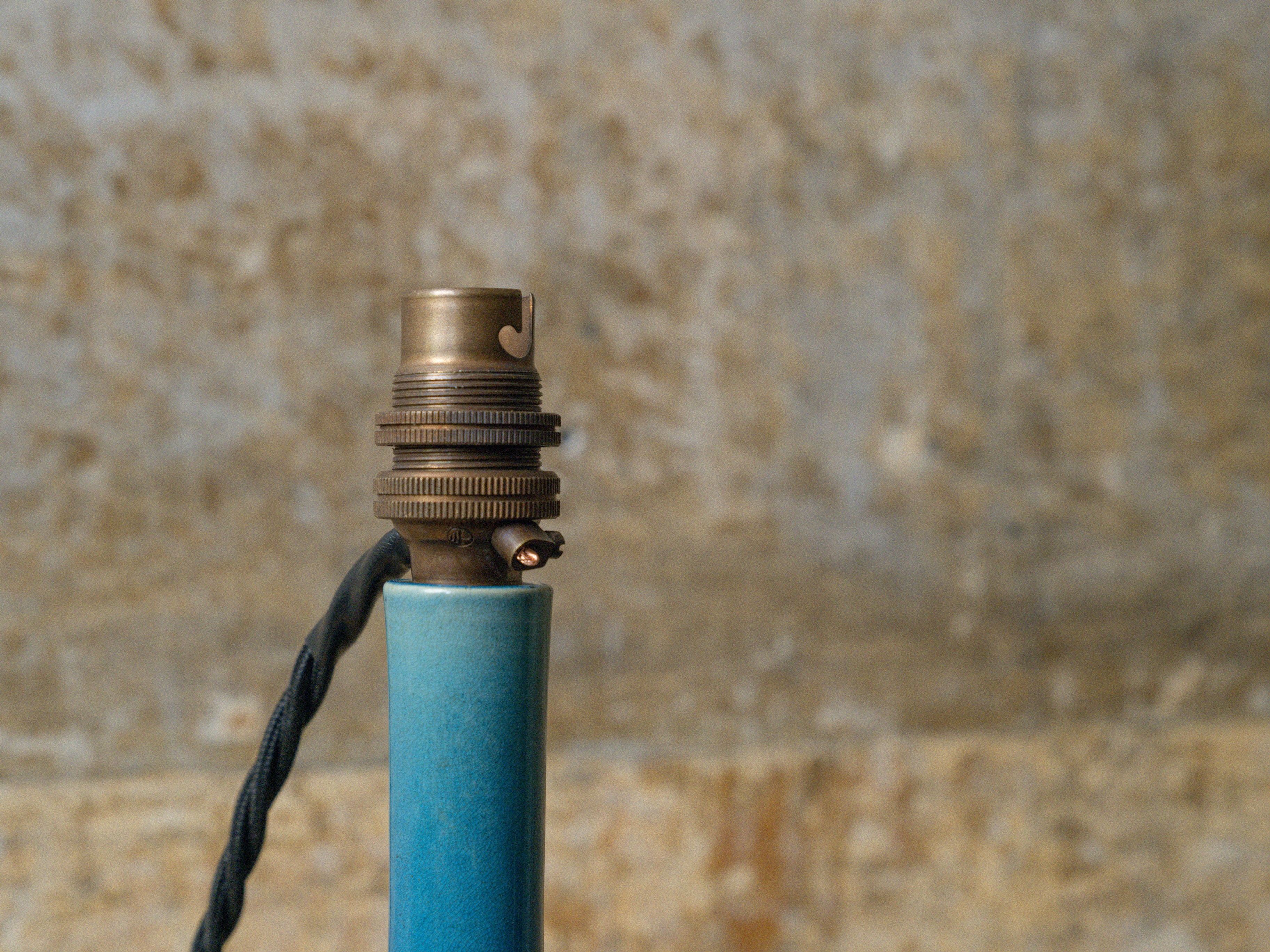 A Pair of Blue Bottle Vase lamps - Image 9