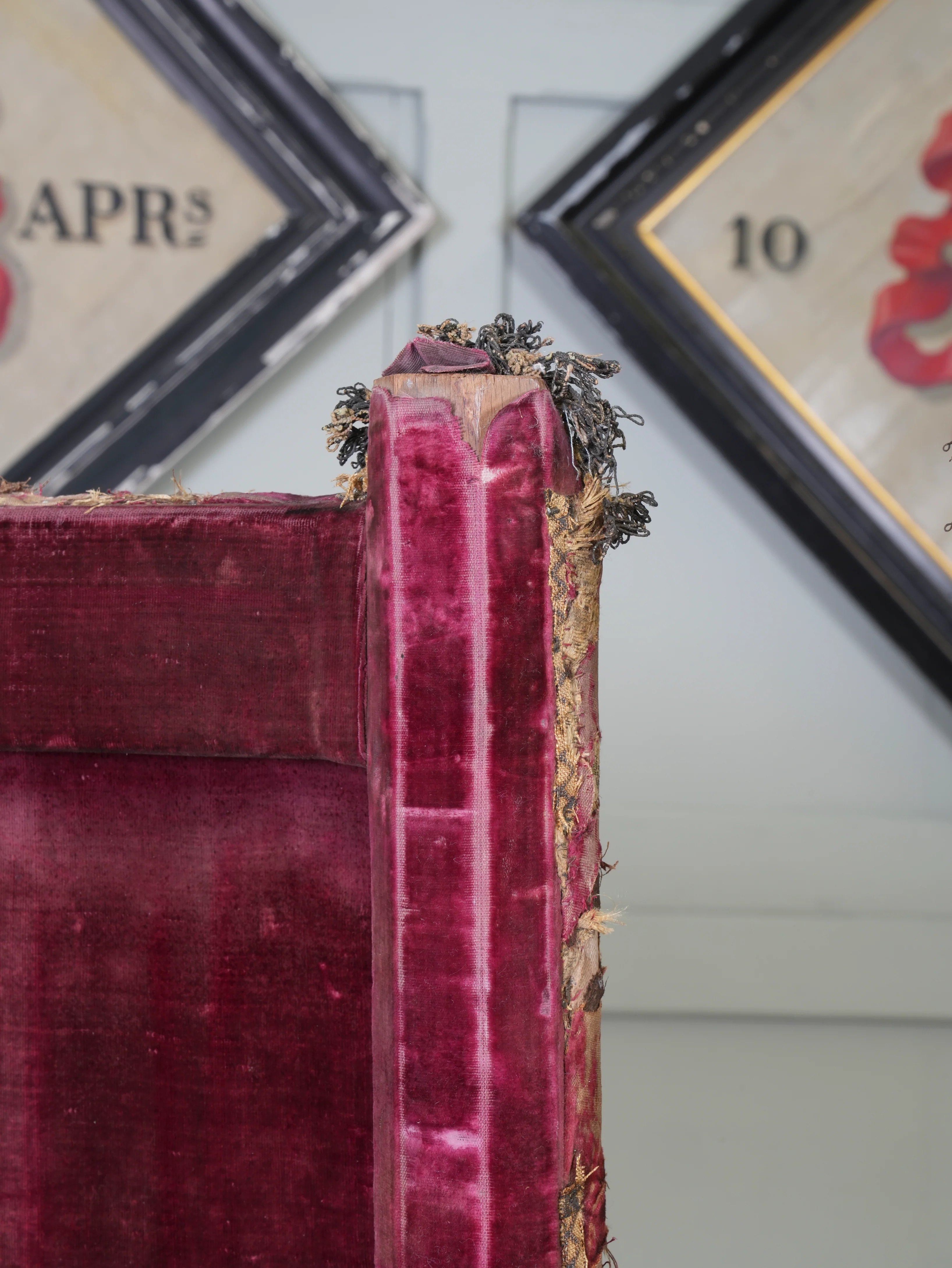 A Pair of Velvet Chairs in the manner of Lenygon & Sons - Image 14