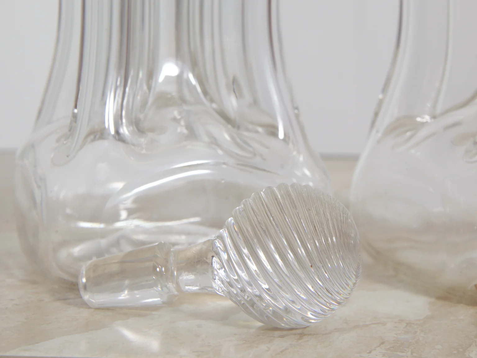A Pair of Glug Glug Decanters - Image 5