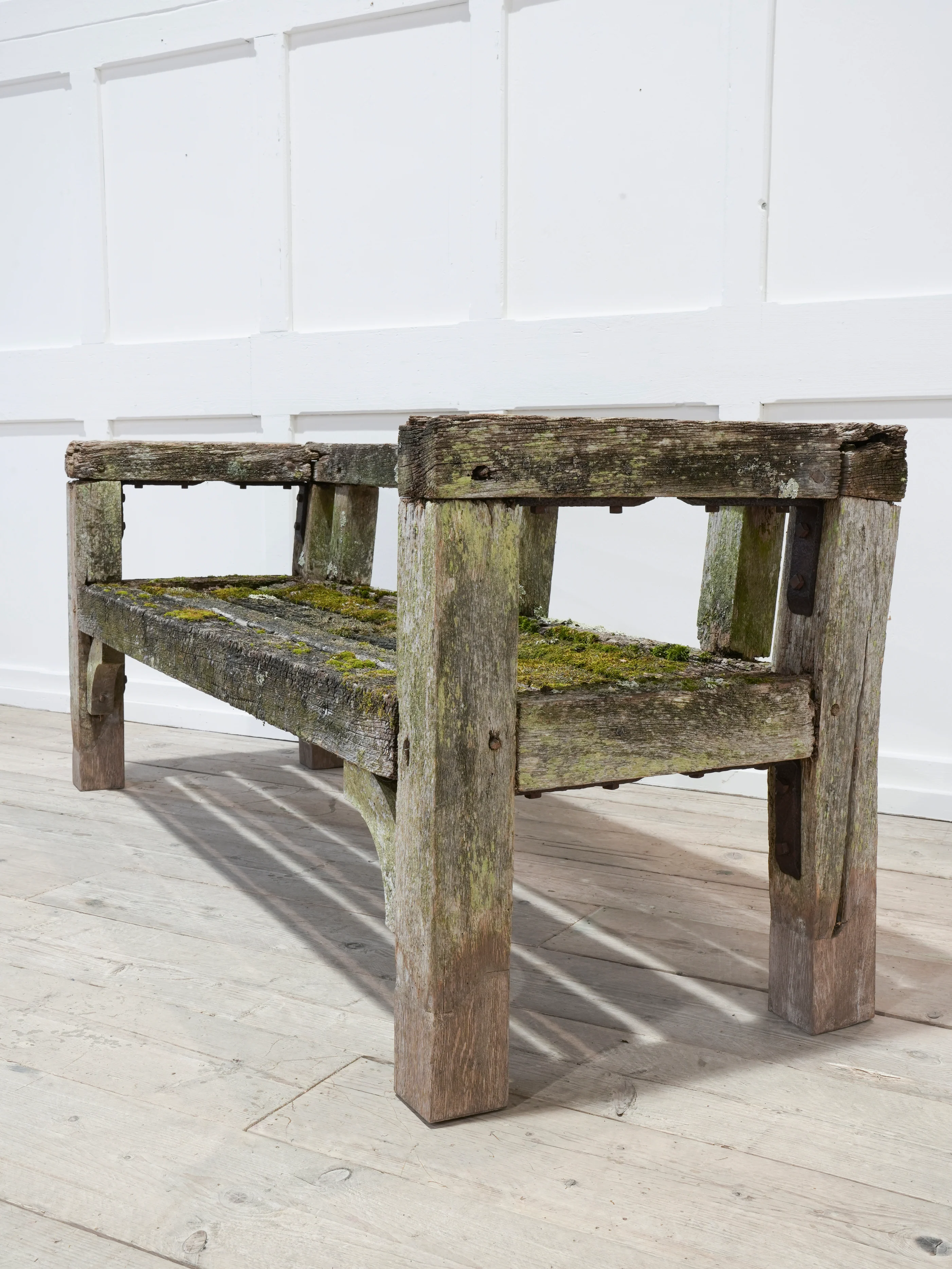 A Pair of Oak Estate Benches - Image 25