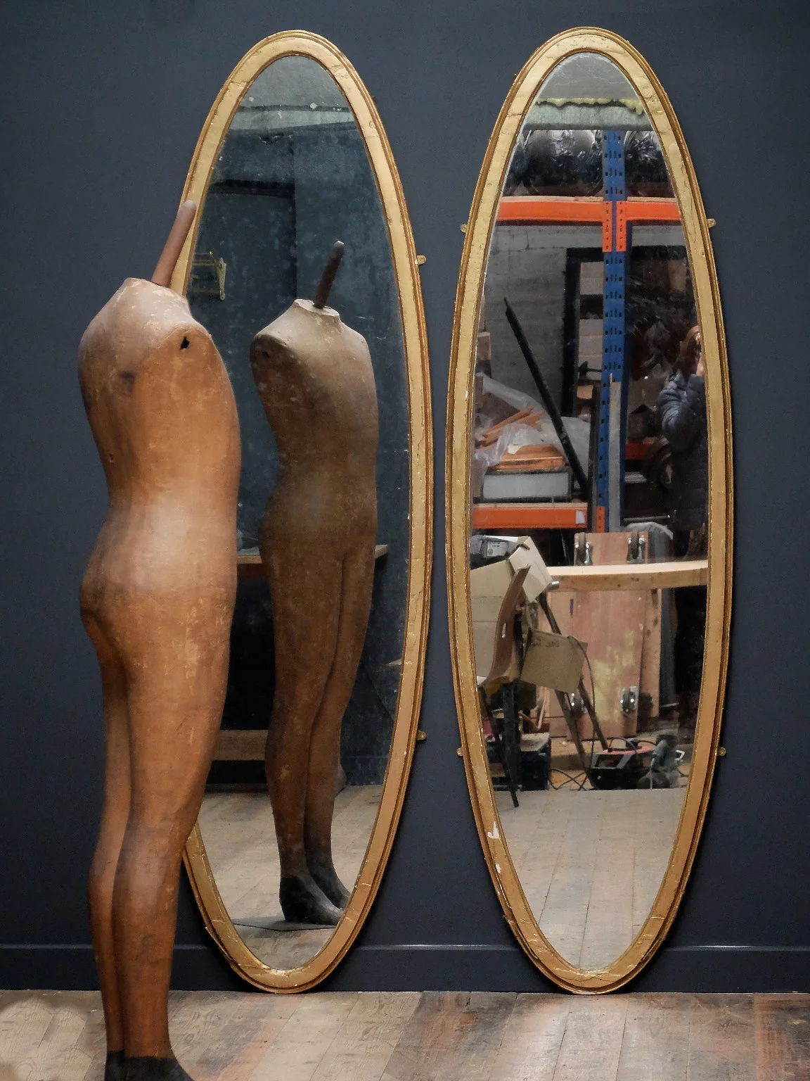 Large Oval Mirrors