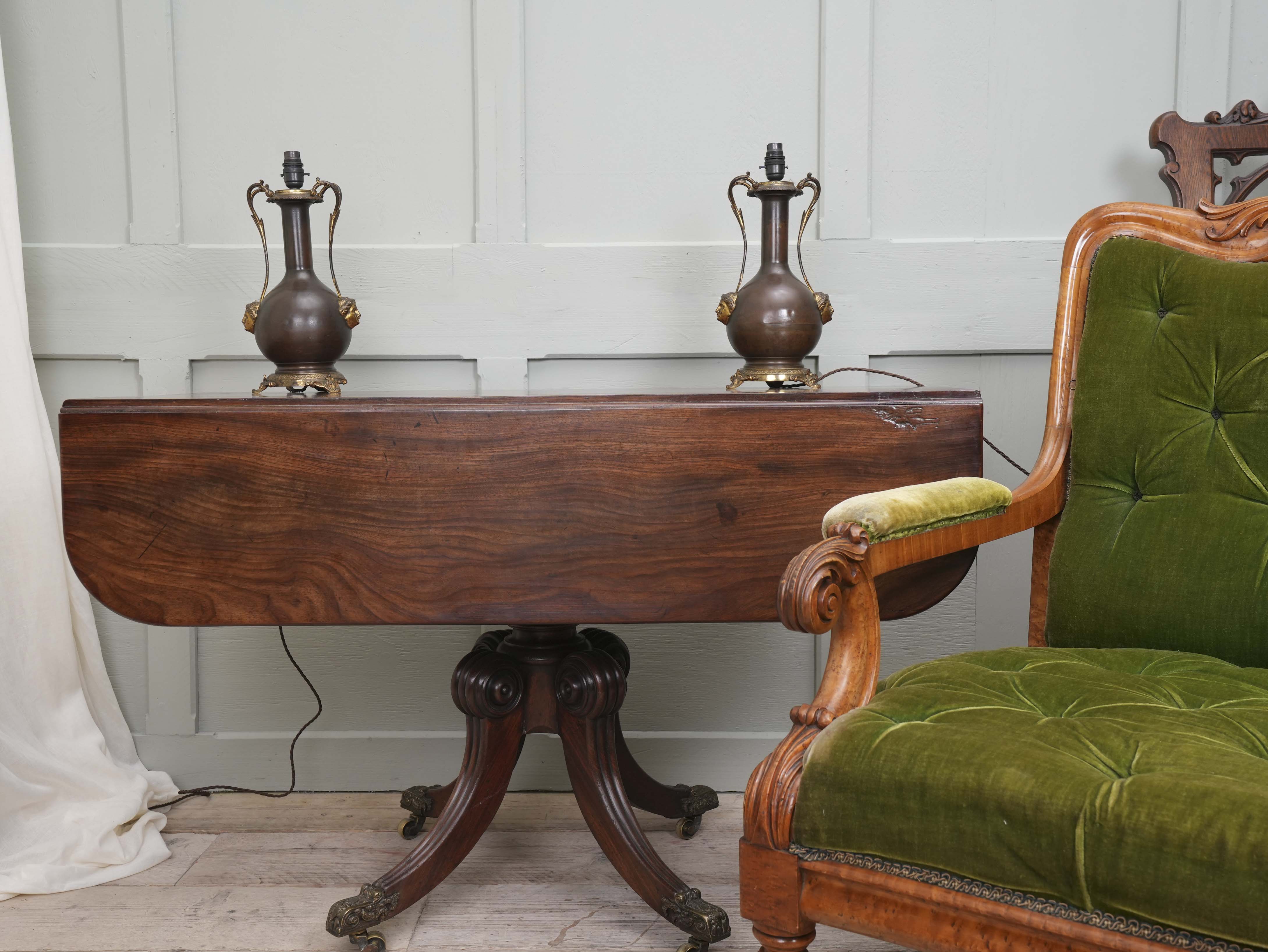 A Pair of Twin Handled Copper Vase Table Lamps - Image 3