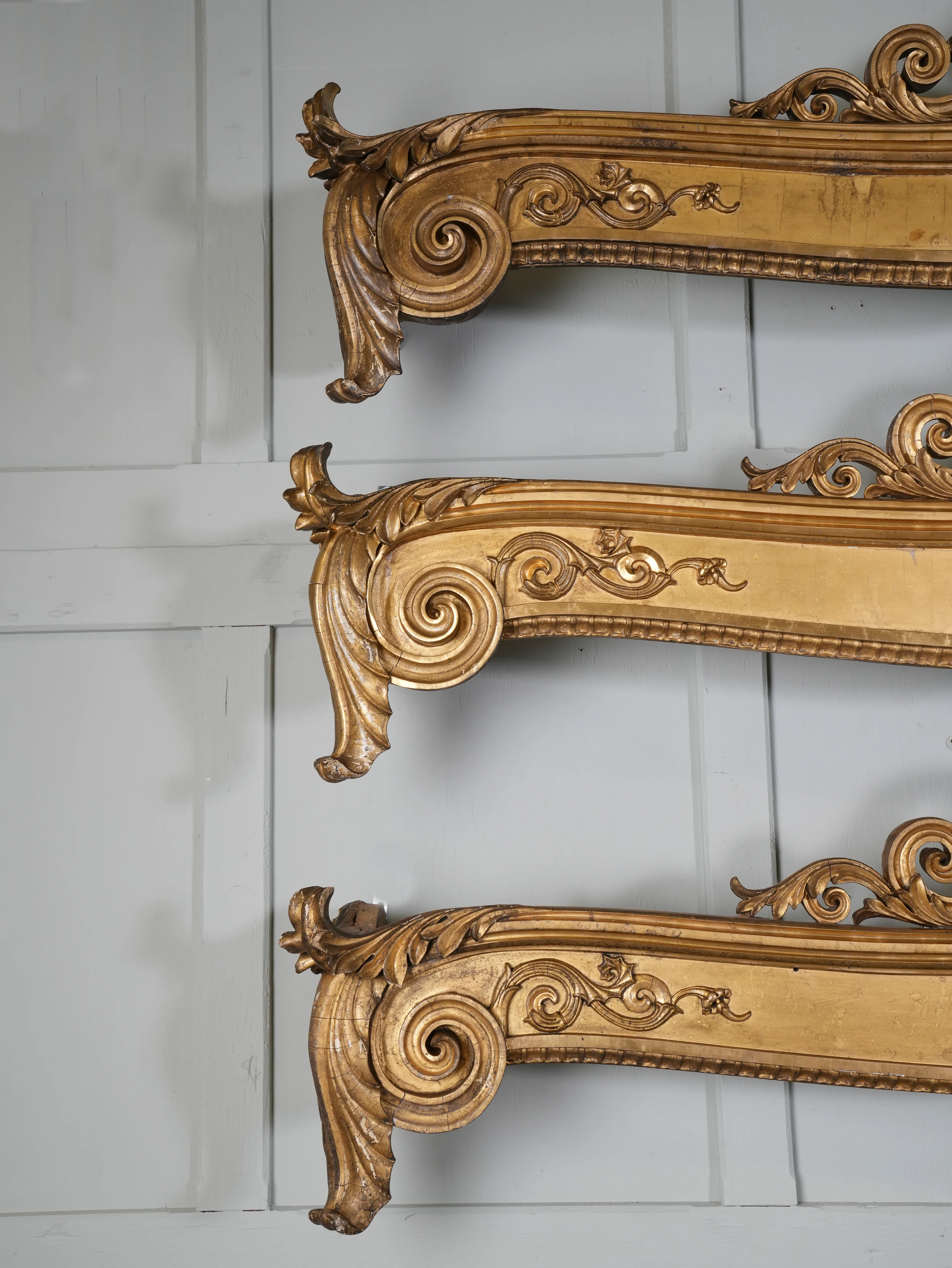 Three George IV Giltwood & Gesso Pelmets - Image 8
