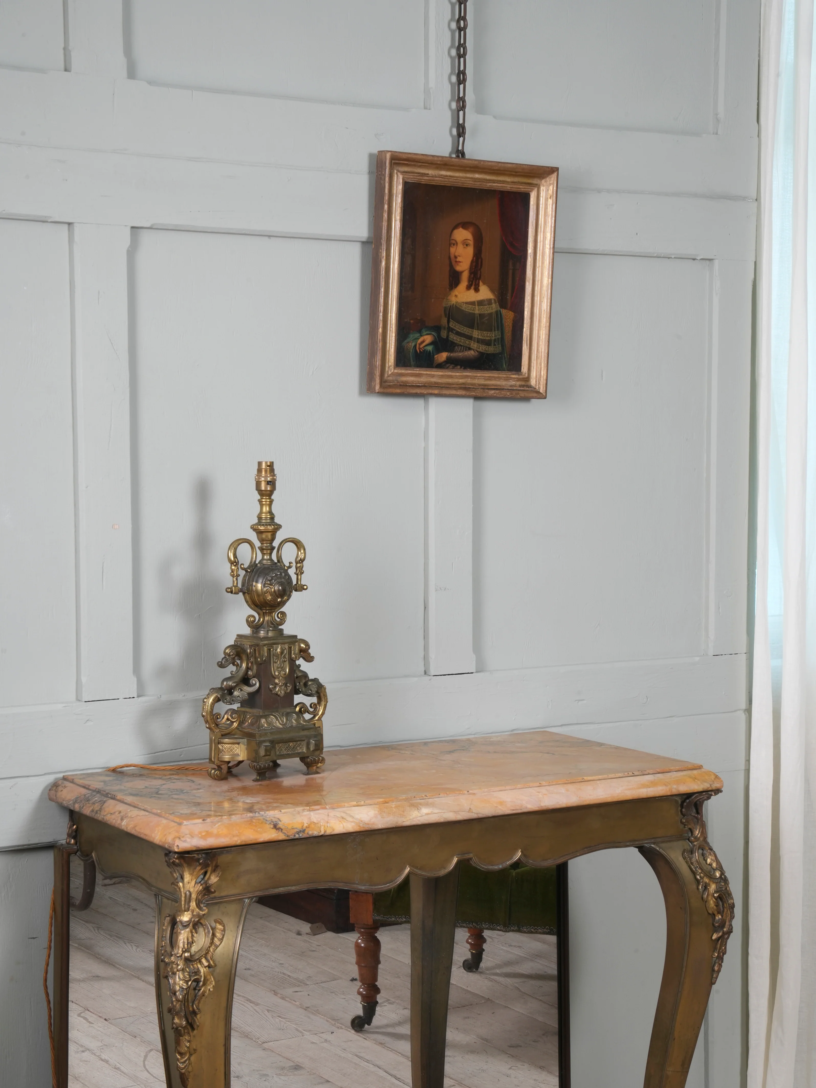 18th Century Oil on Tin of Martha Barker - Image 5