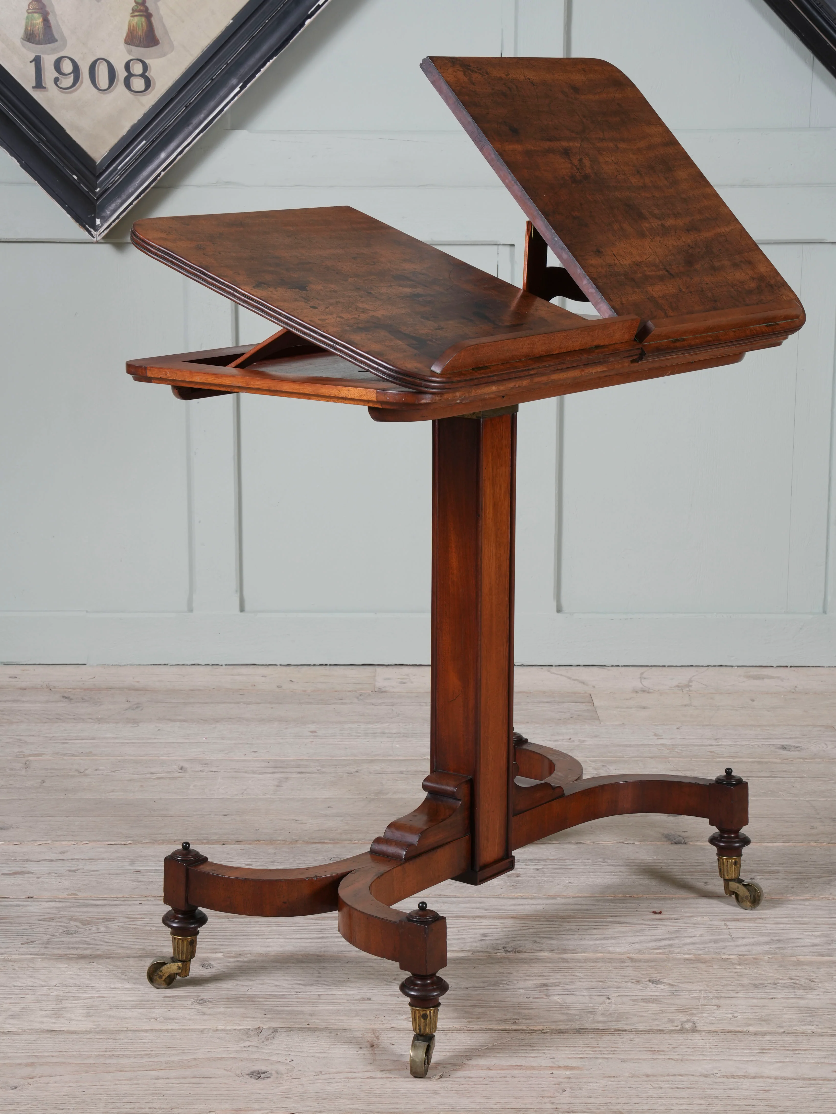 A Regency Mahogany Reading Table - Image 19