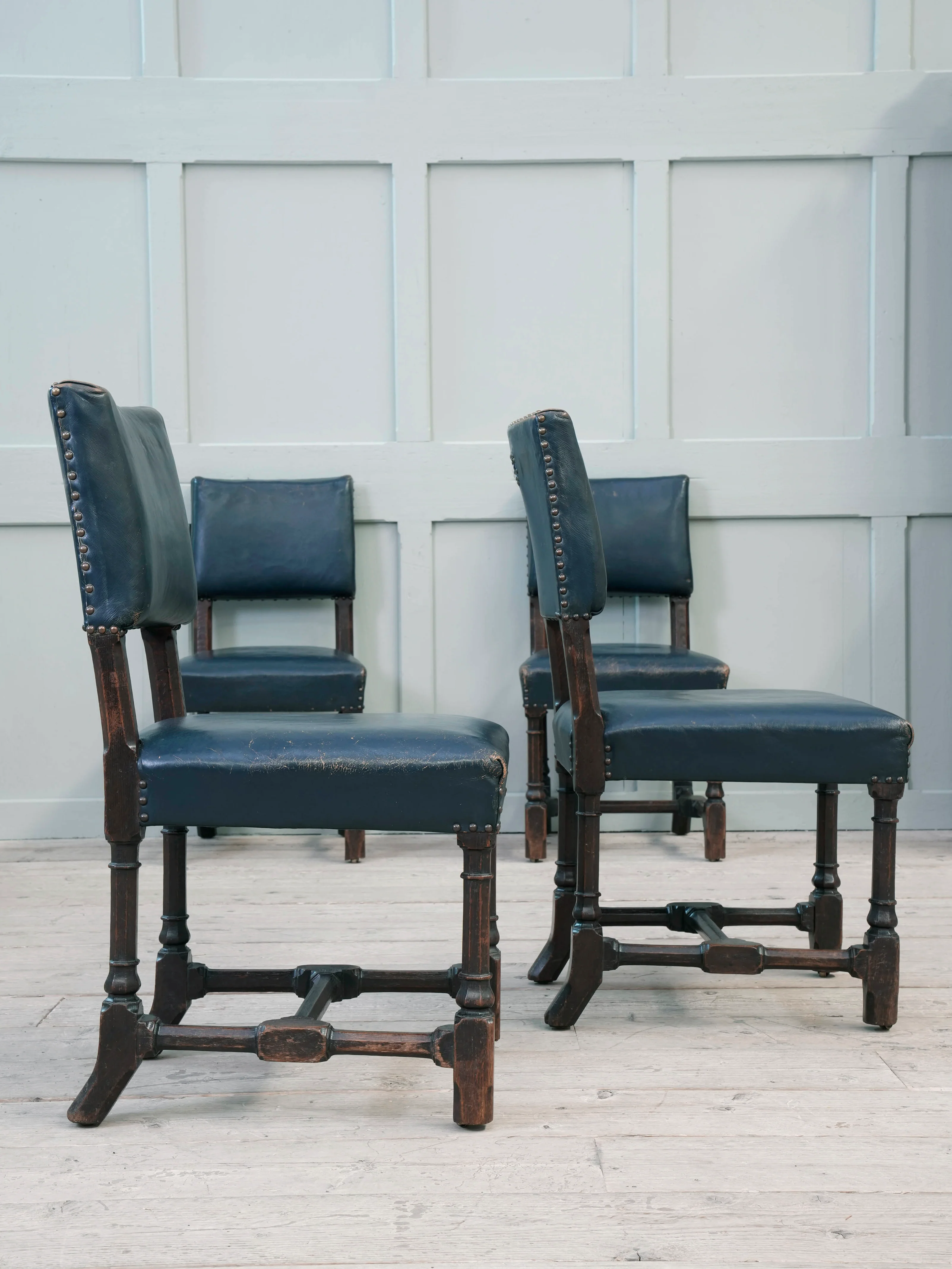 Four Pugin Portcullis Chairs - Image 3