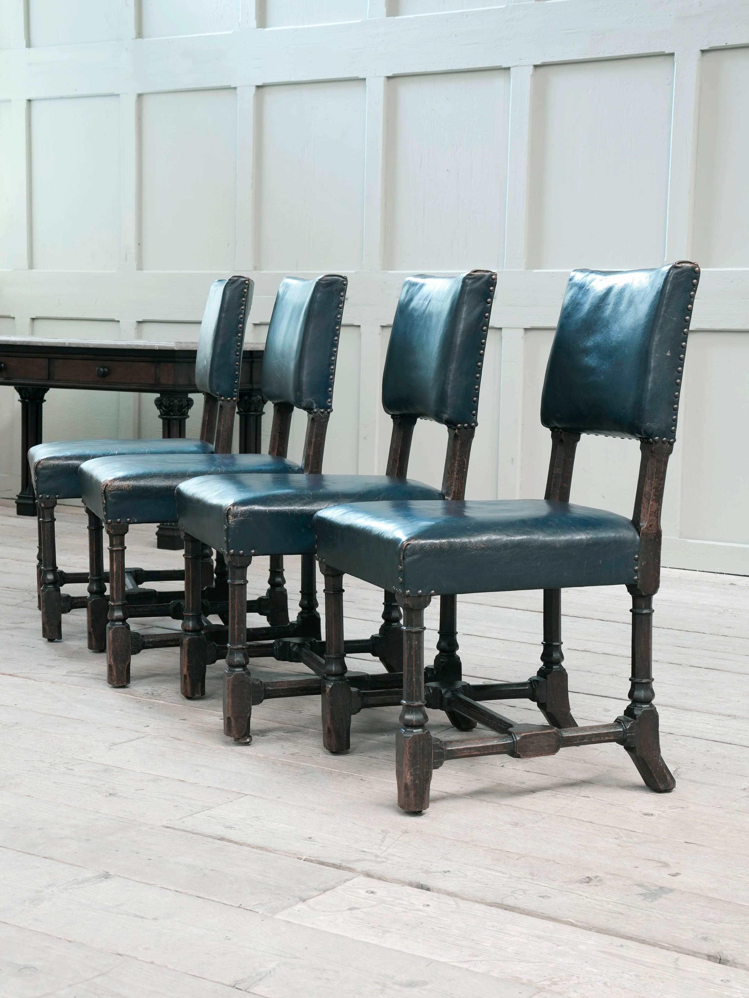 Four Pugin Portcullis Chairs - Image 7