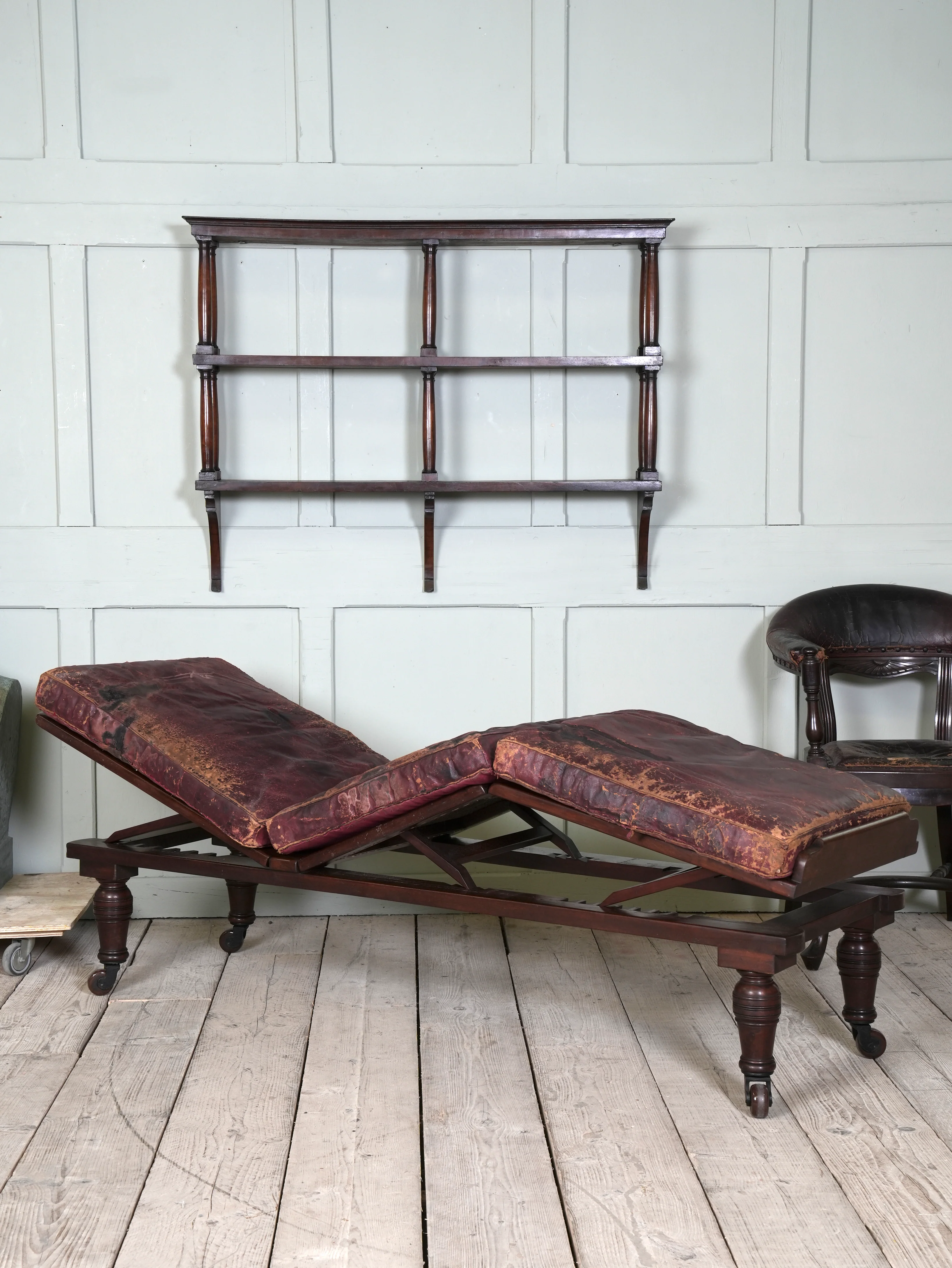 Mahogany Hanging Shelves - Image 2
