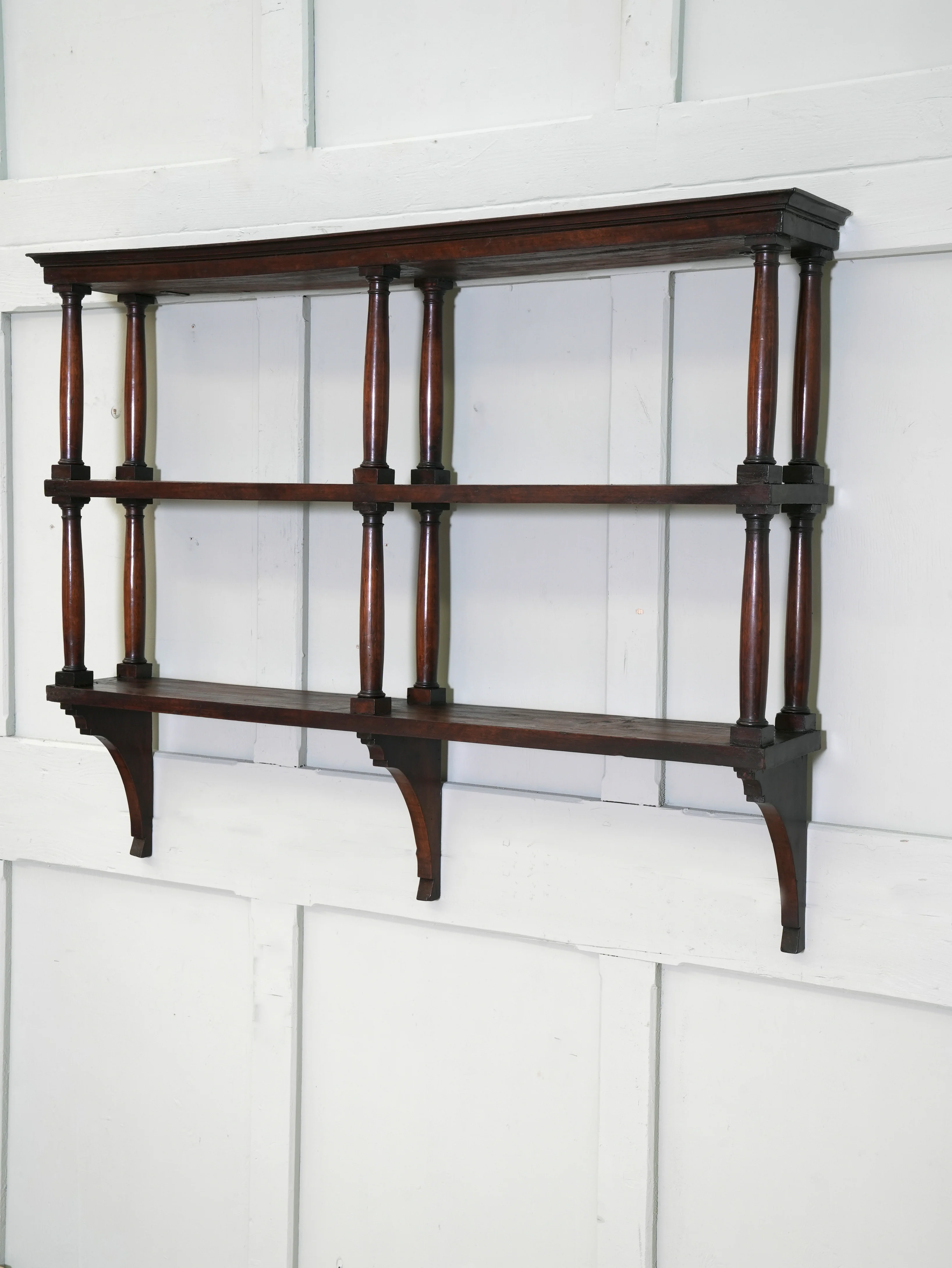 Mahogany Hanging Shelves - Image 3