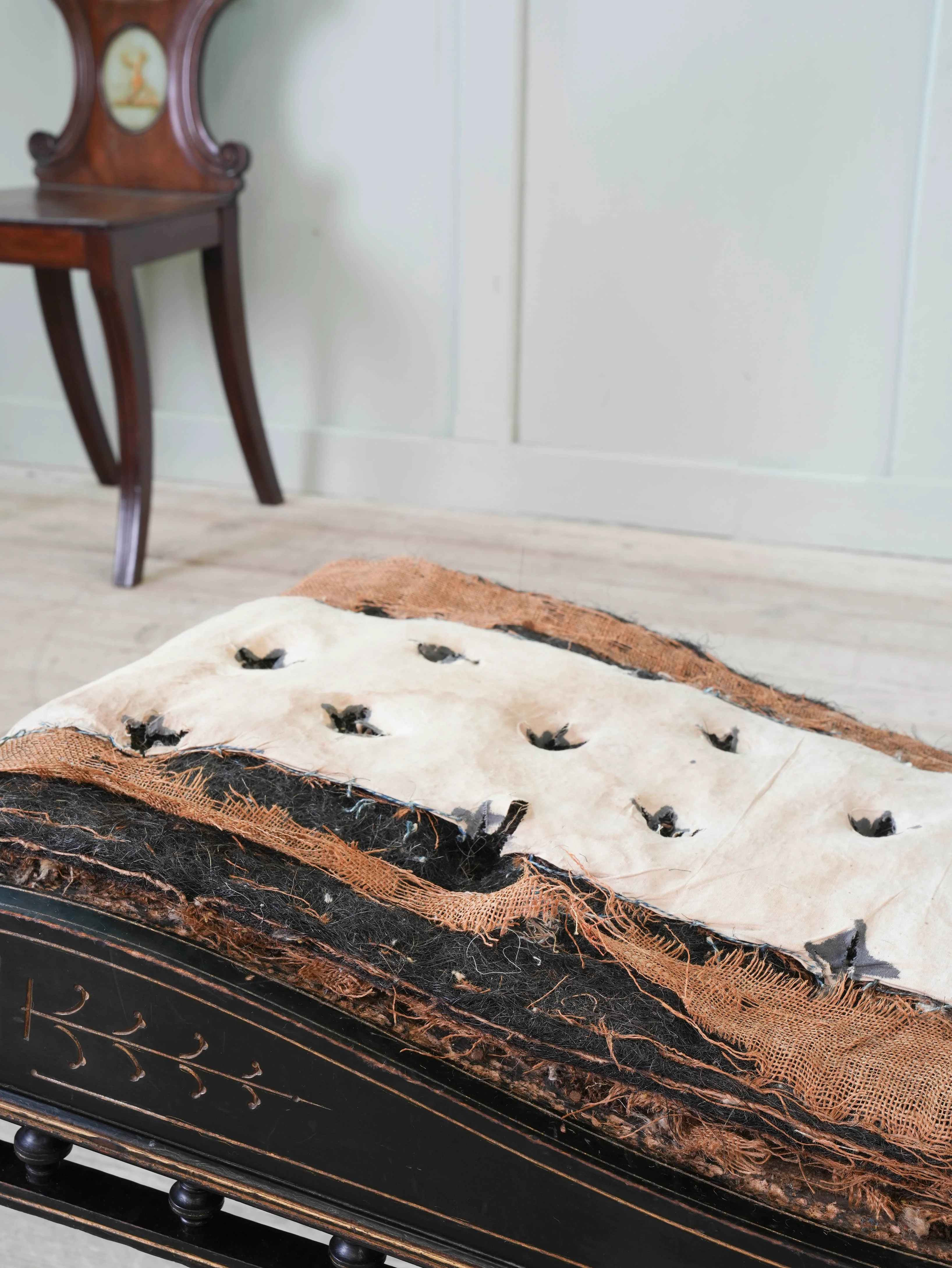 An Ebonised Aesthetic Movement Upholstered Chair - Image 10