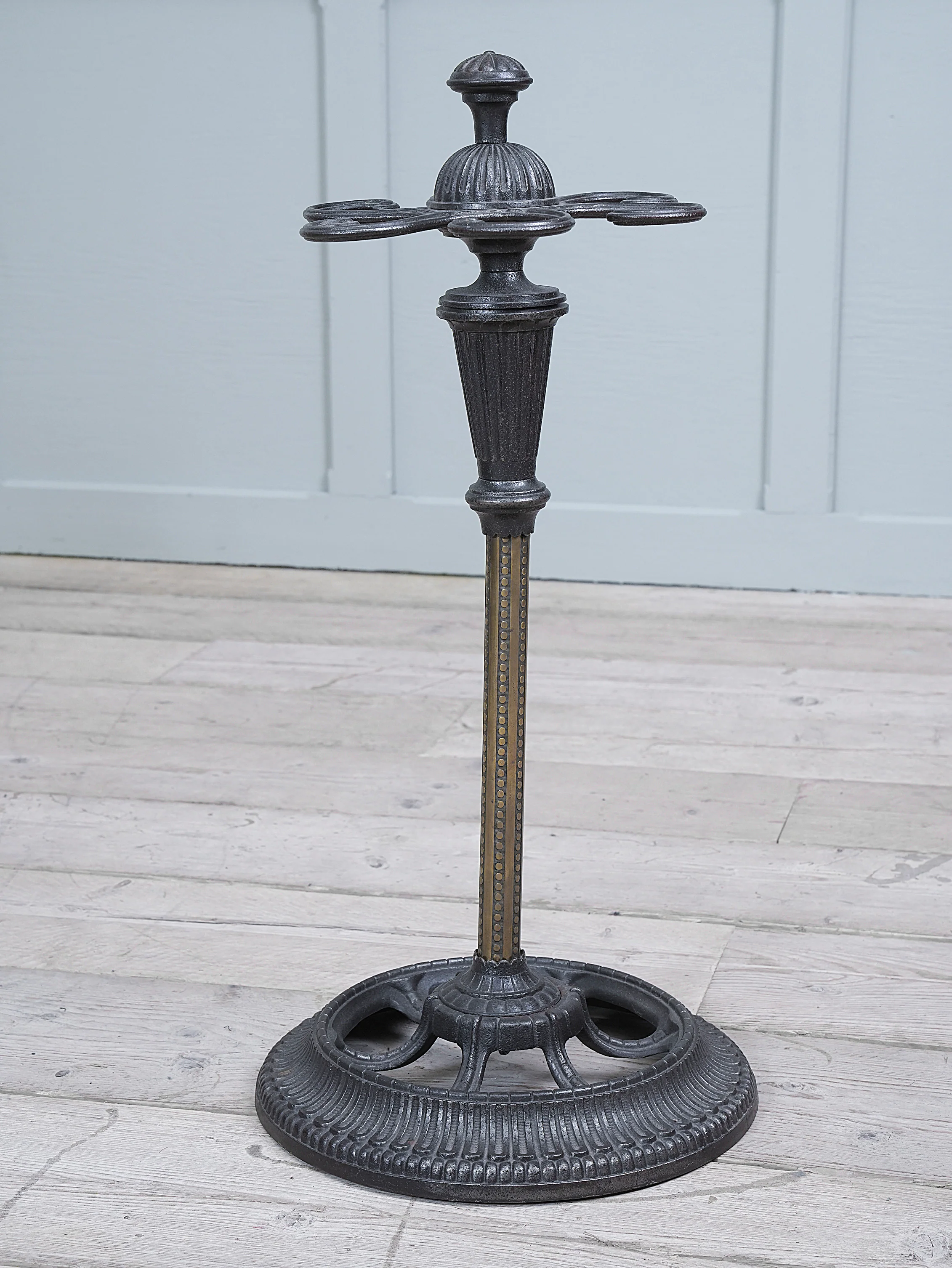 A Cast Iron & Brass Stick Stand - Image 5