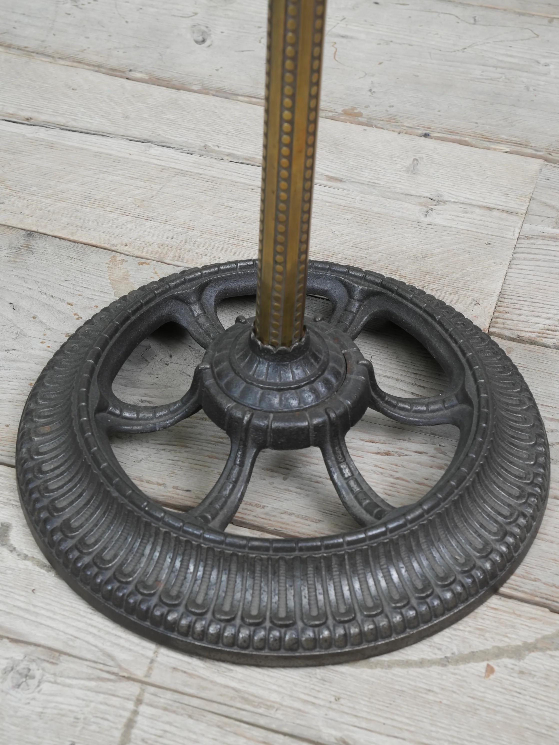 A Cast Iron & Brass Stick Stand - Image 6