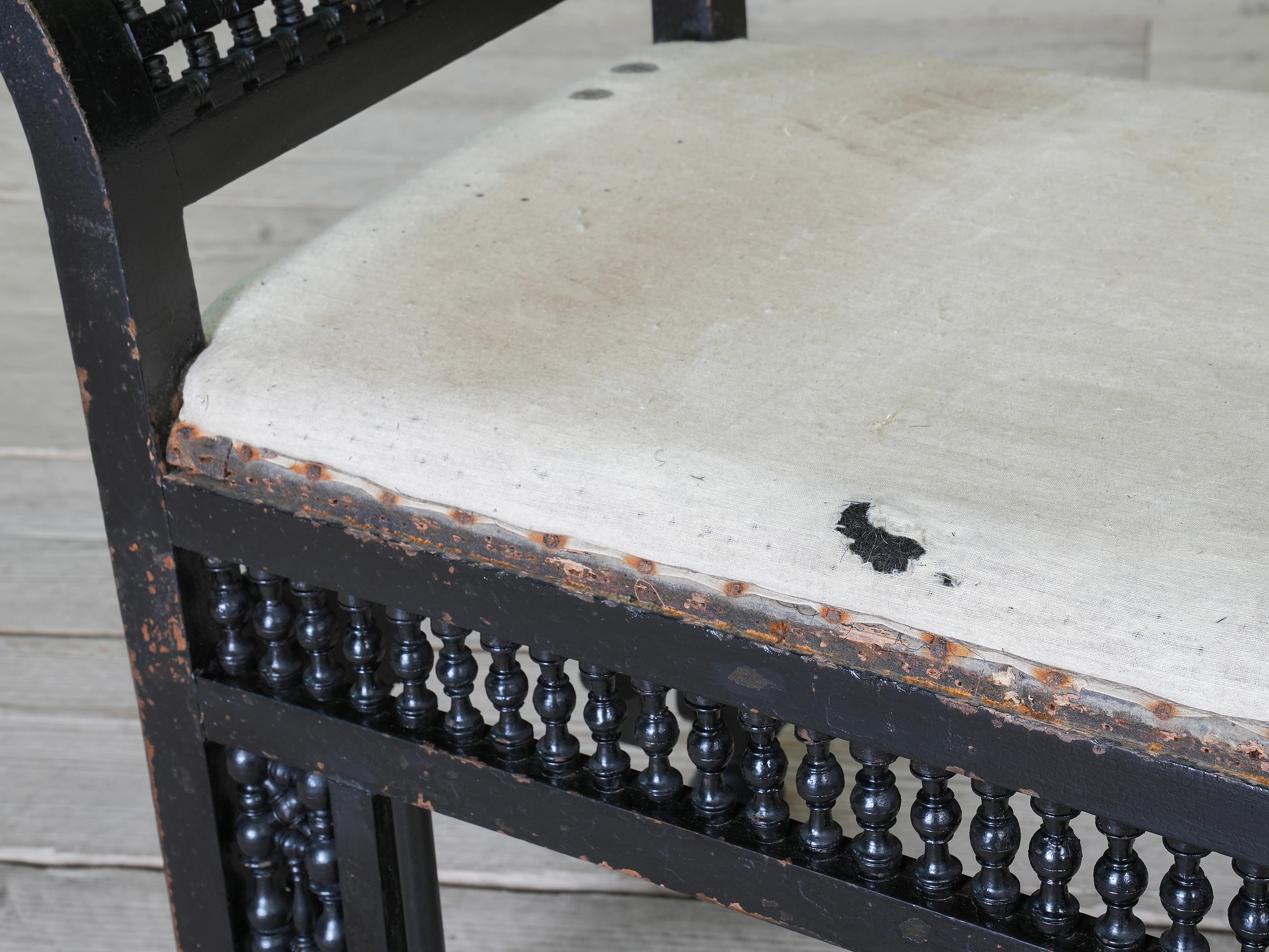 A Moorish Upholstered Stool - Image 10
