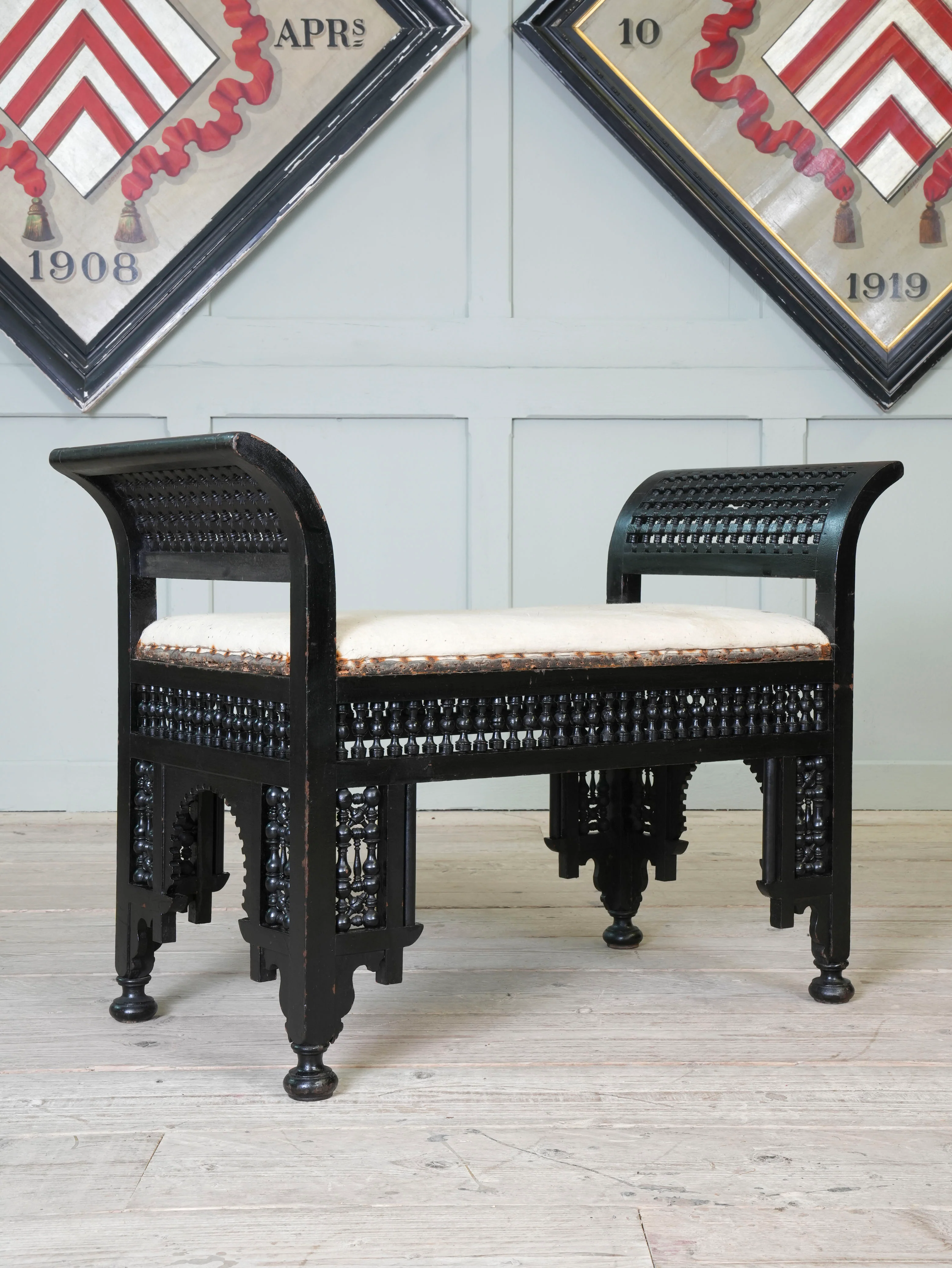 A Moorish Upholstered Stool - Image 2