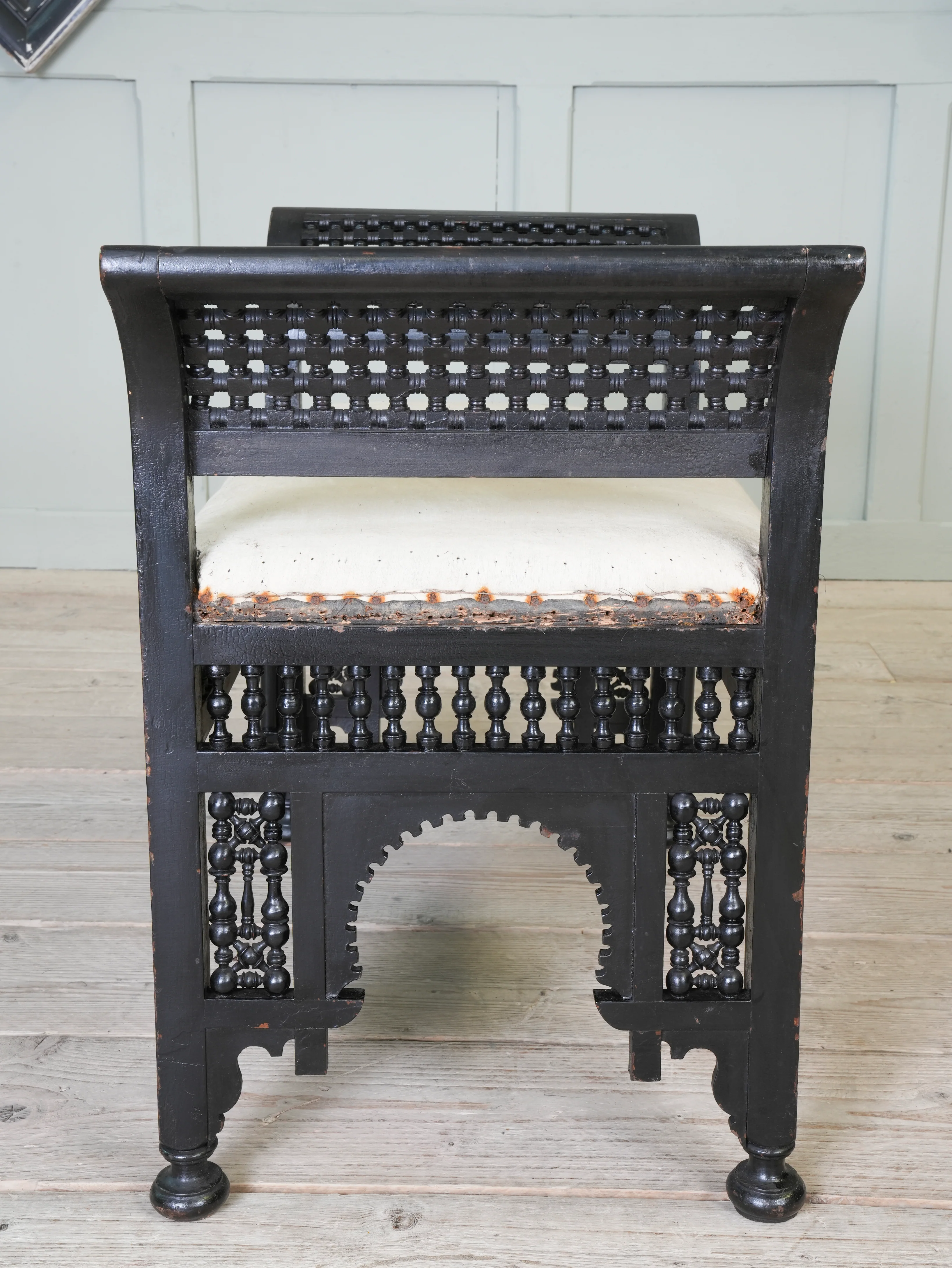 A Moorish Upholstered Stool - Image 5