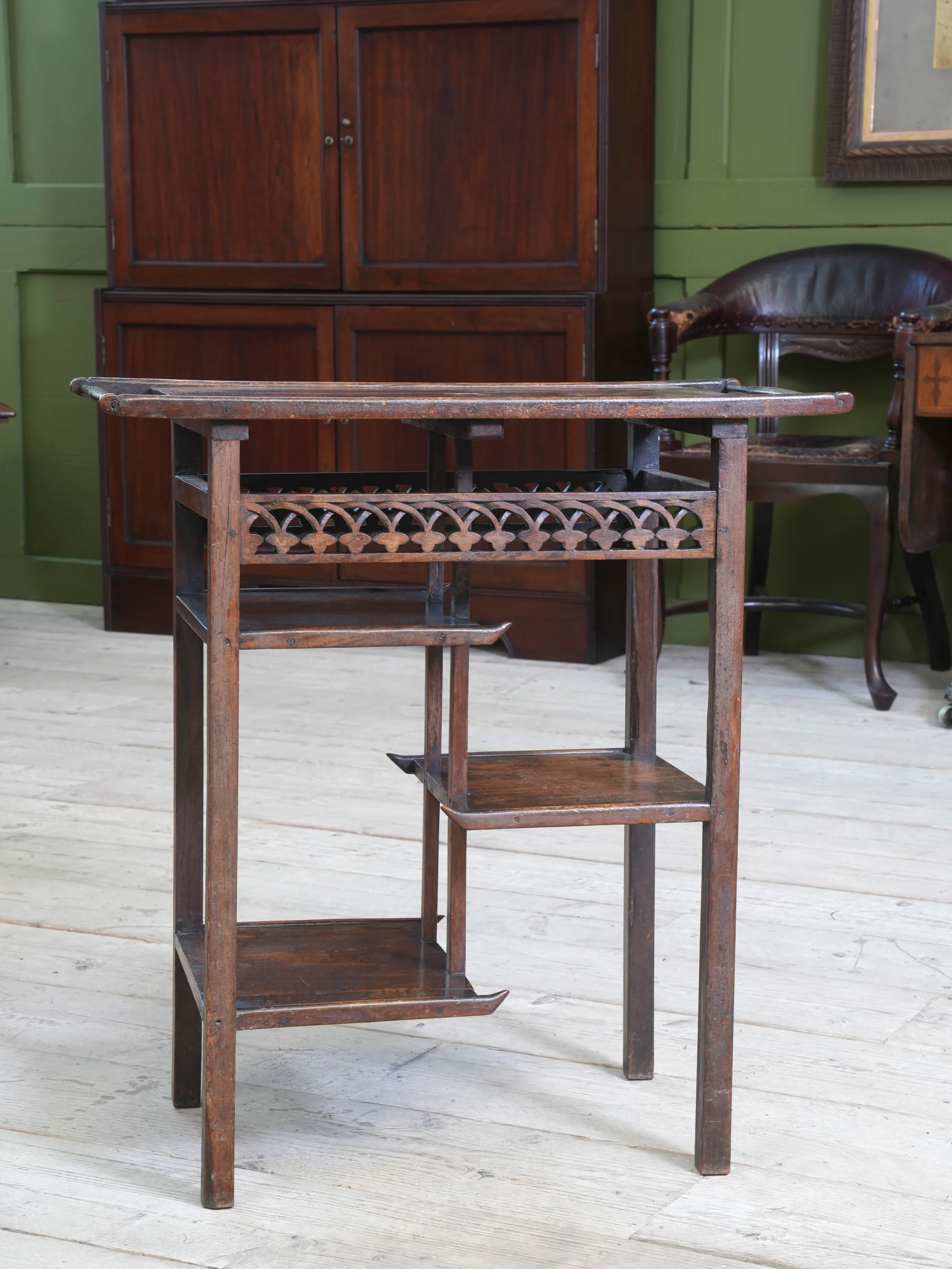 An Anglo Japanese Walnut Occasional Table - Image 4