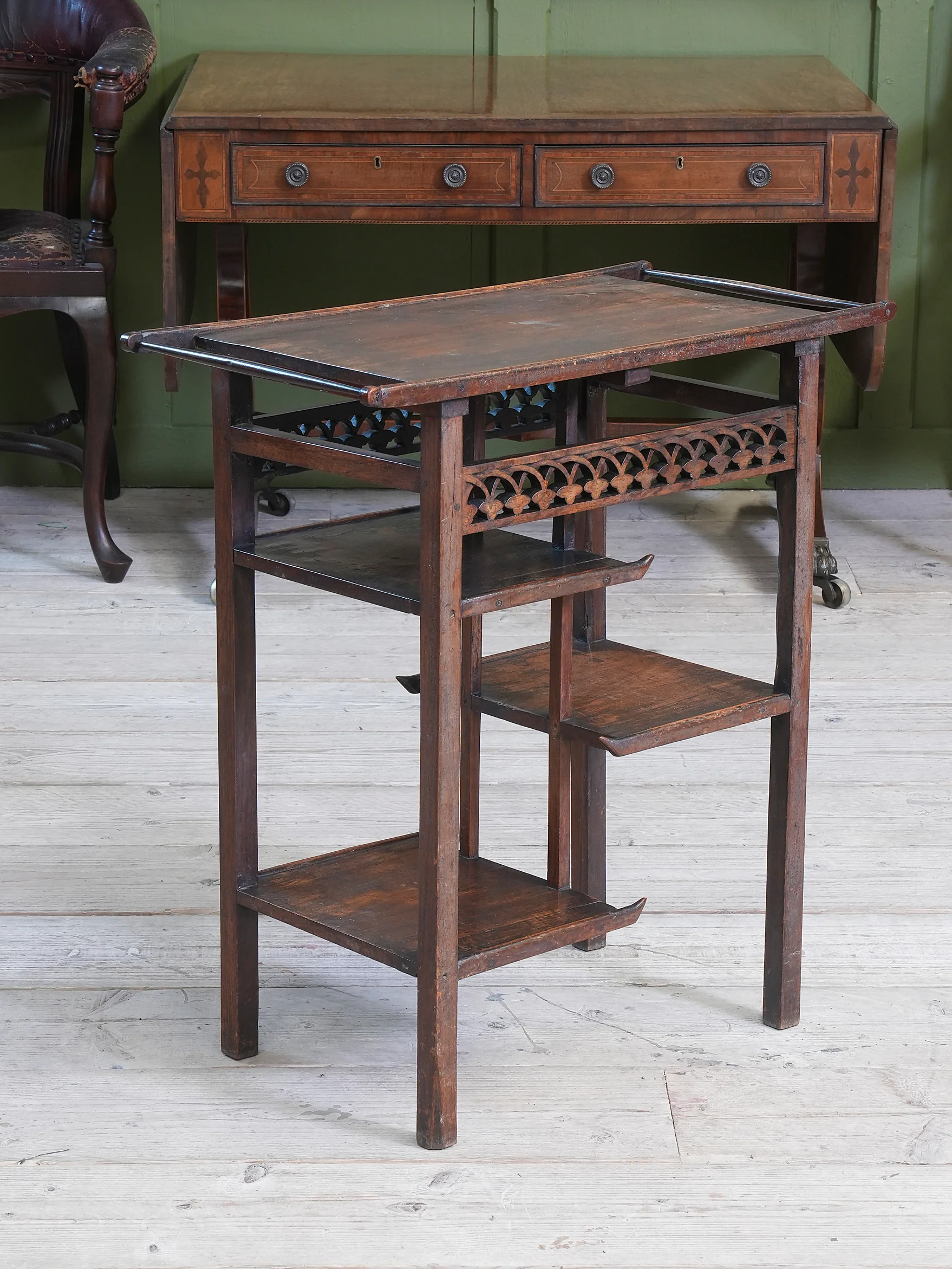 An Anglo Japanese Walnut Occasional Table - Image 5