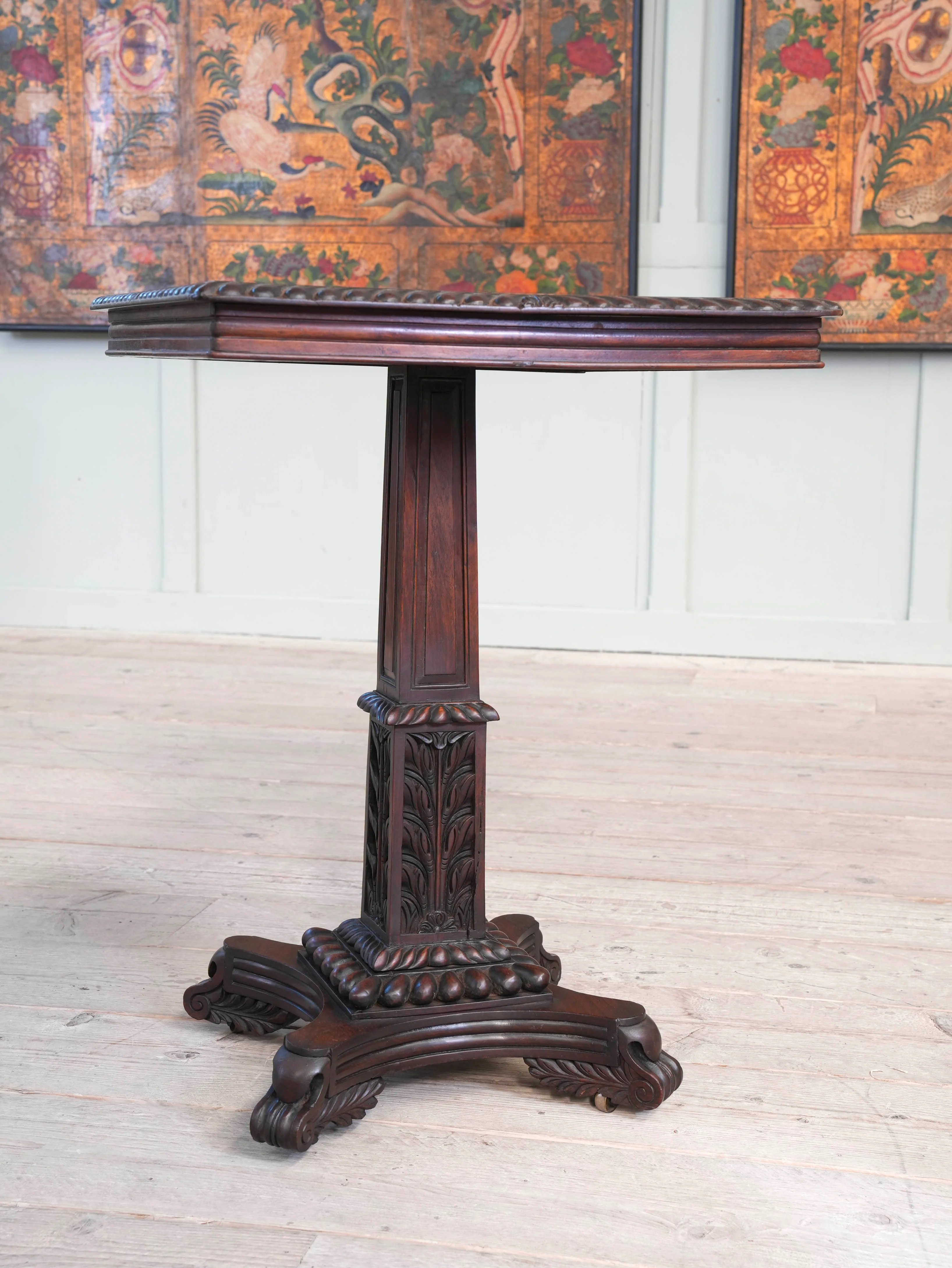 A George IV Anglo Asian Tilt Top Table - Image 2