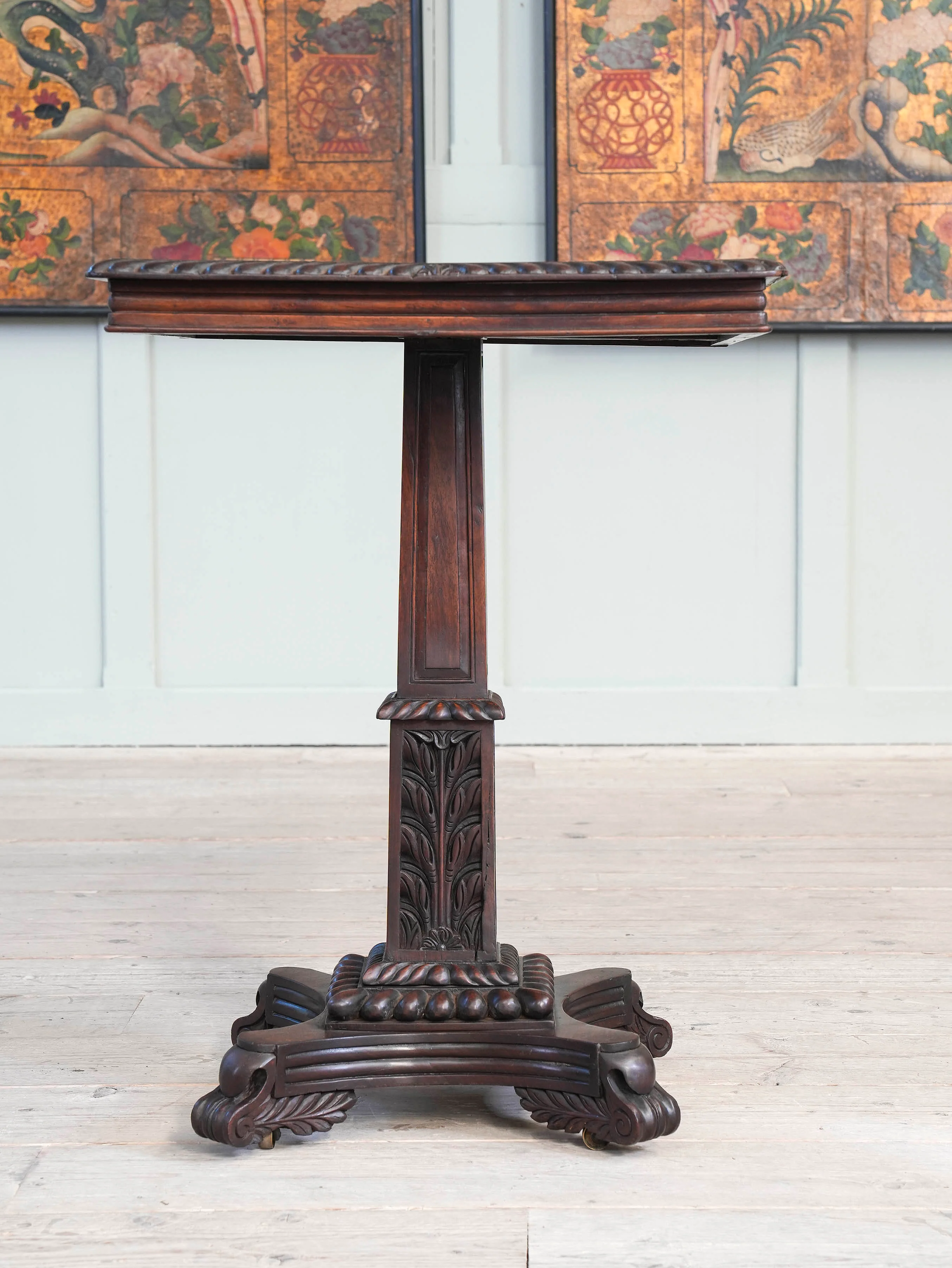 A George IV Anglo Asian Tilt Top Table - Image 4