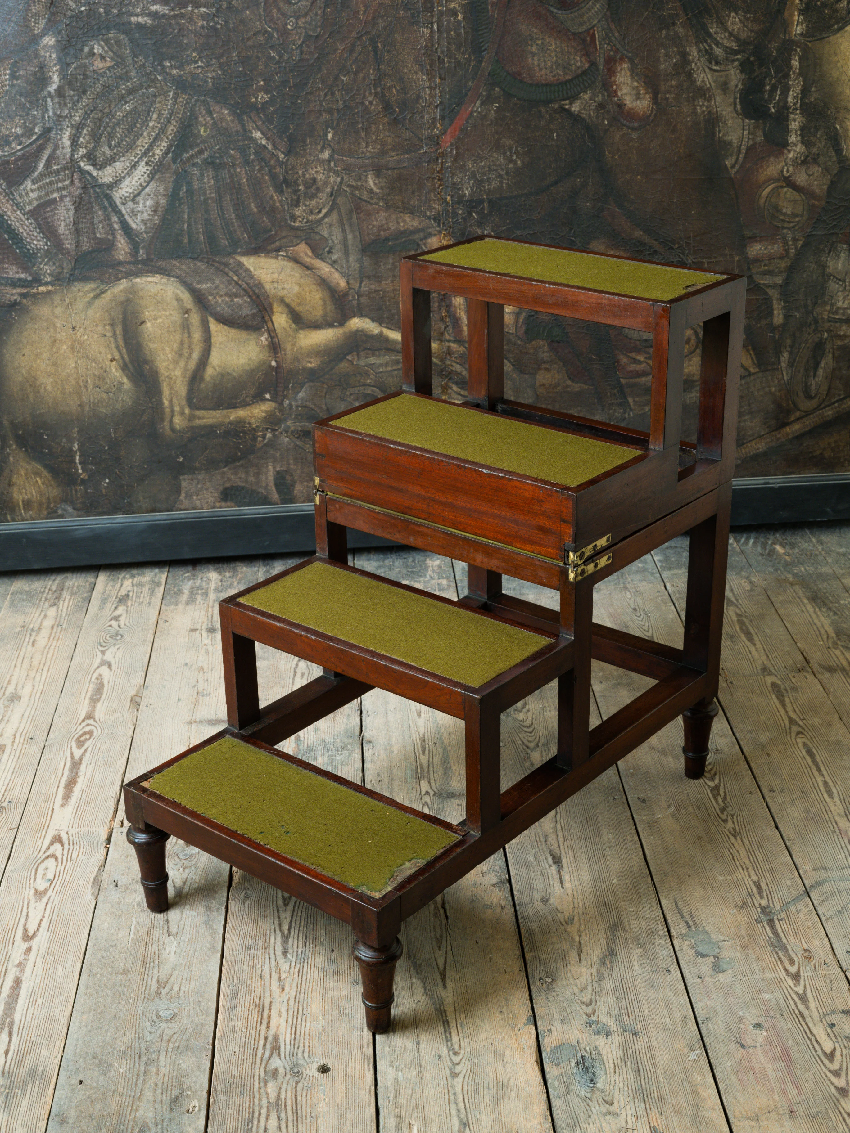 William IV Folding Library Steps - Image 3