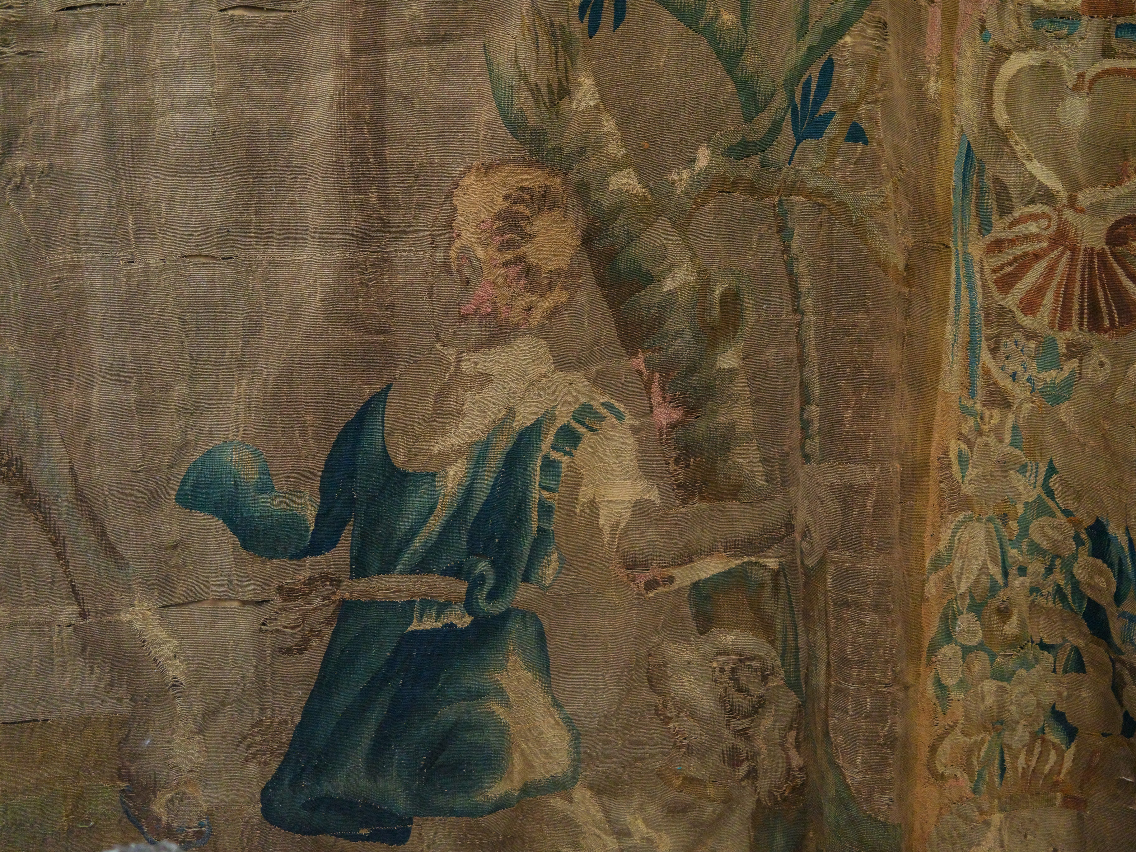 A Fragmentary 17th Century Flemish Tapestry - Image 6