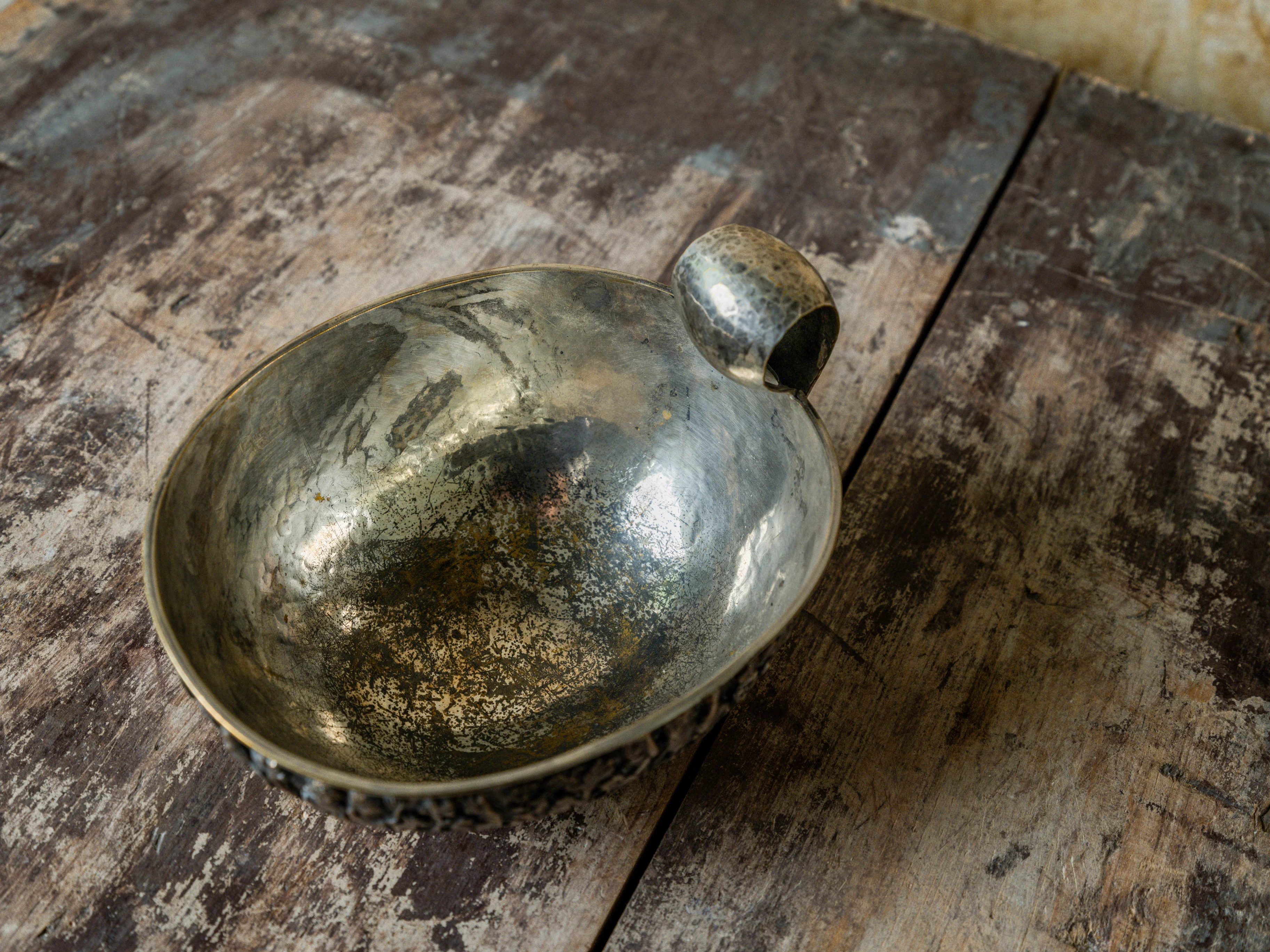 A Copper Libation Cup by Magrit Tevan - Image 5