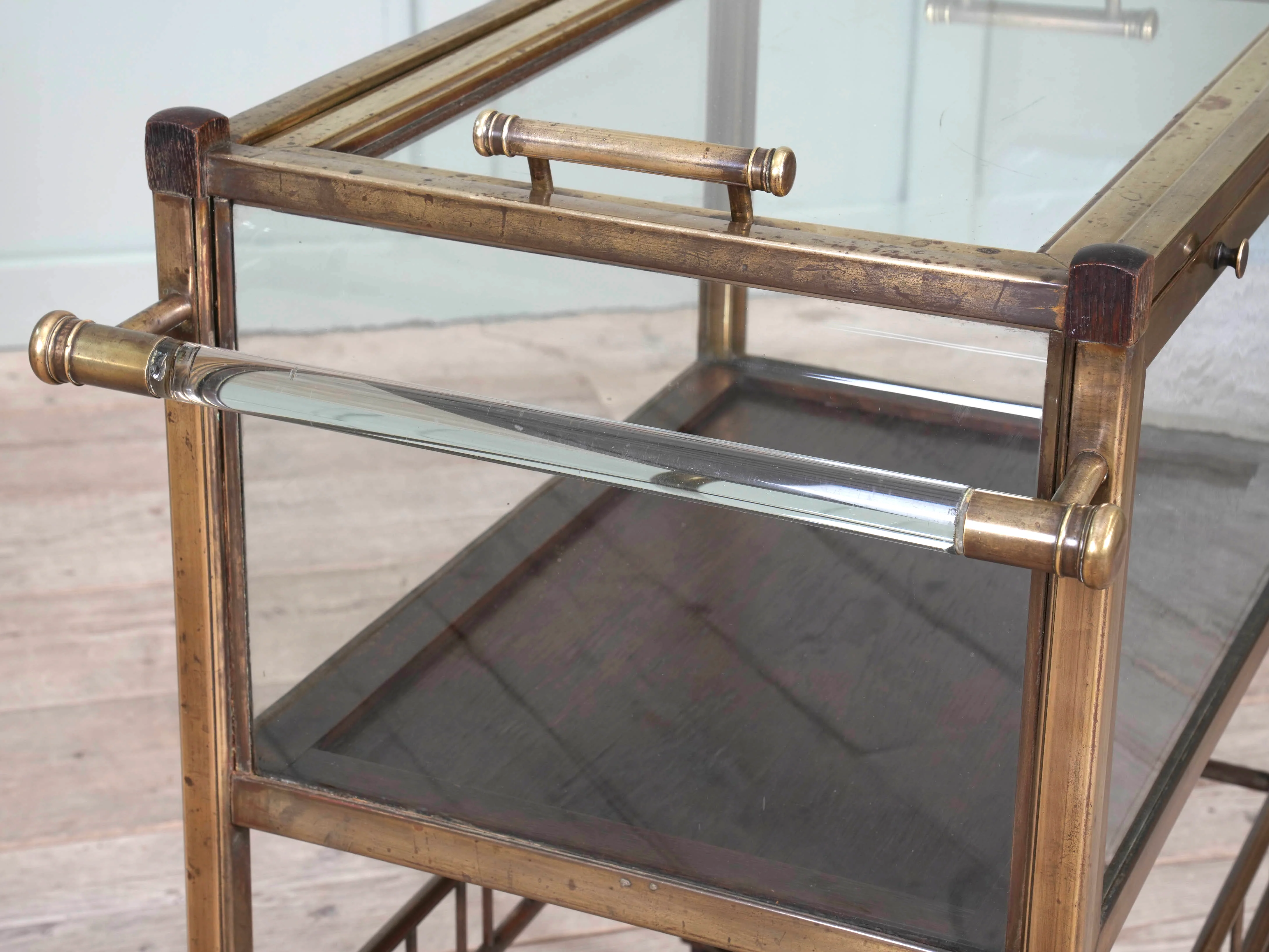 Brass Bar Cart - Image 9