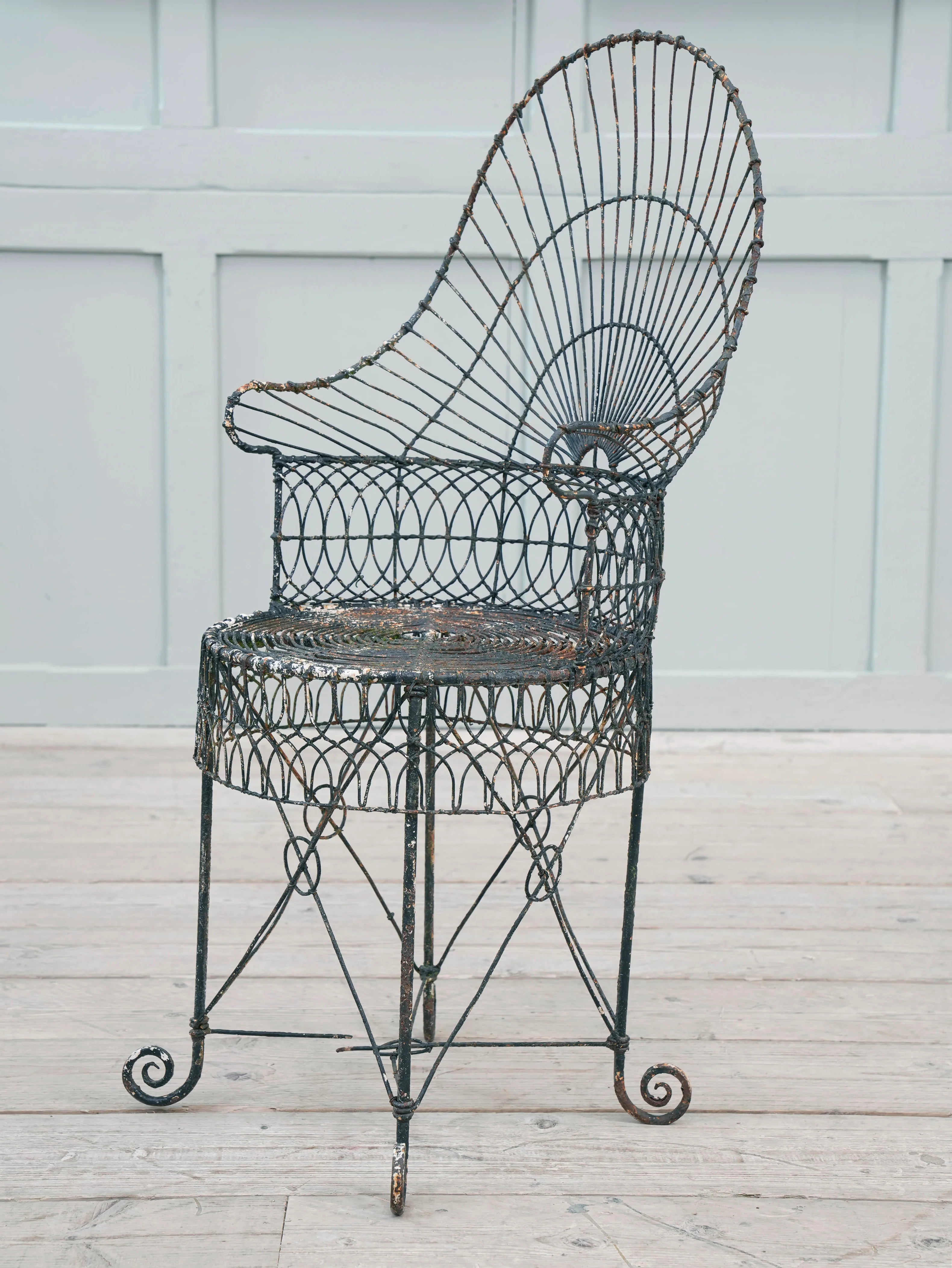 A Regency Wirework Chair - Image 3