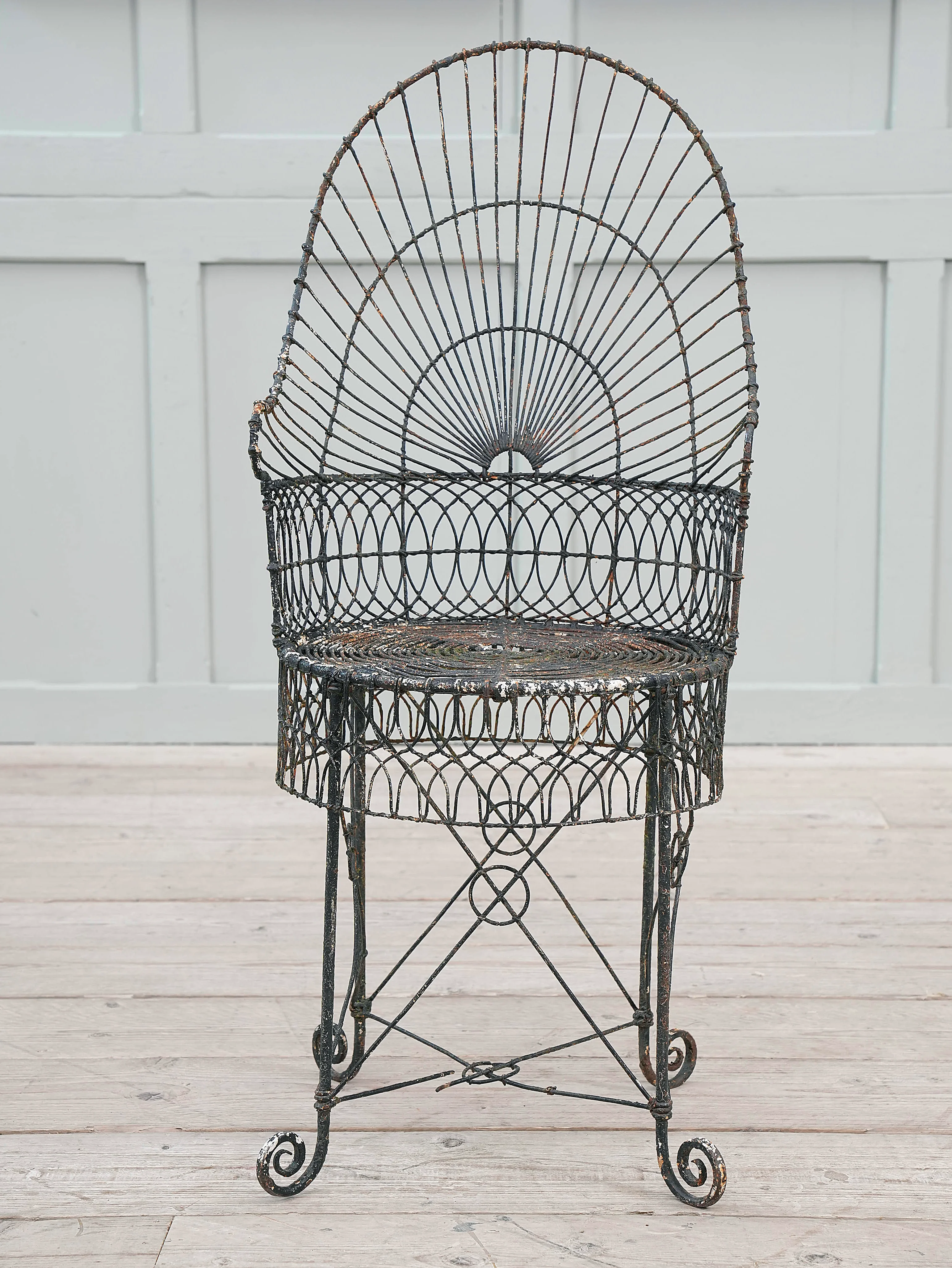 A Regency Wirework Chair - Image 5