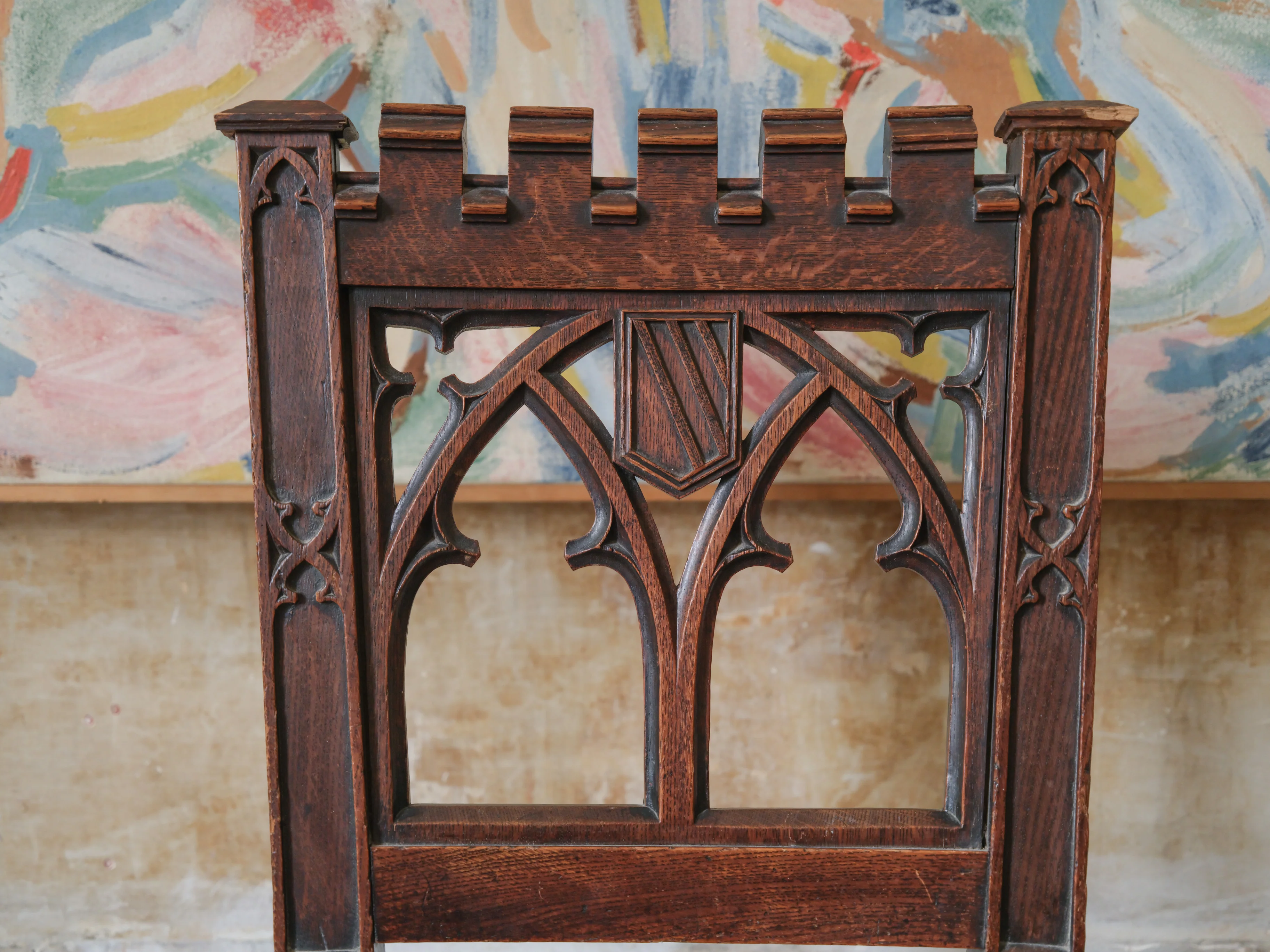 A 19th Century Gothic Revival Side Chair - Image 6